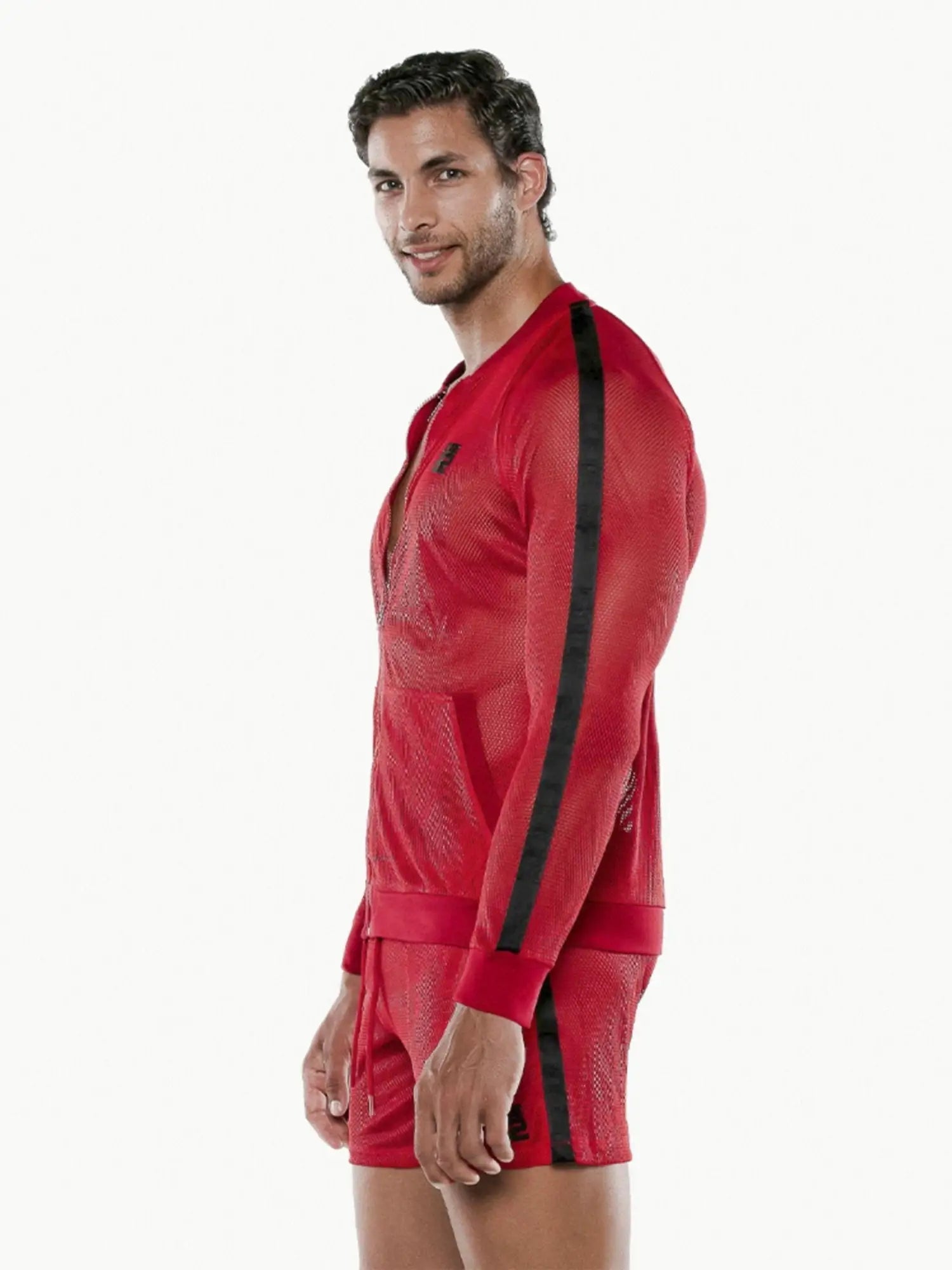 CODE 22 SEE THRU HOODY 9614 - noodosz CODE 22  SEE THRU HOODY 9614 Code 22 Kleidung & Accessoires:Herren:Herrenmode:Jacken, Mäntel & Westen nudosz.myshopify.com