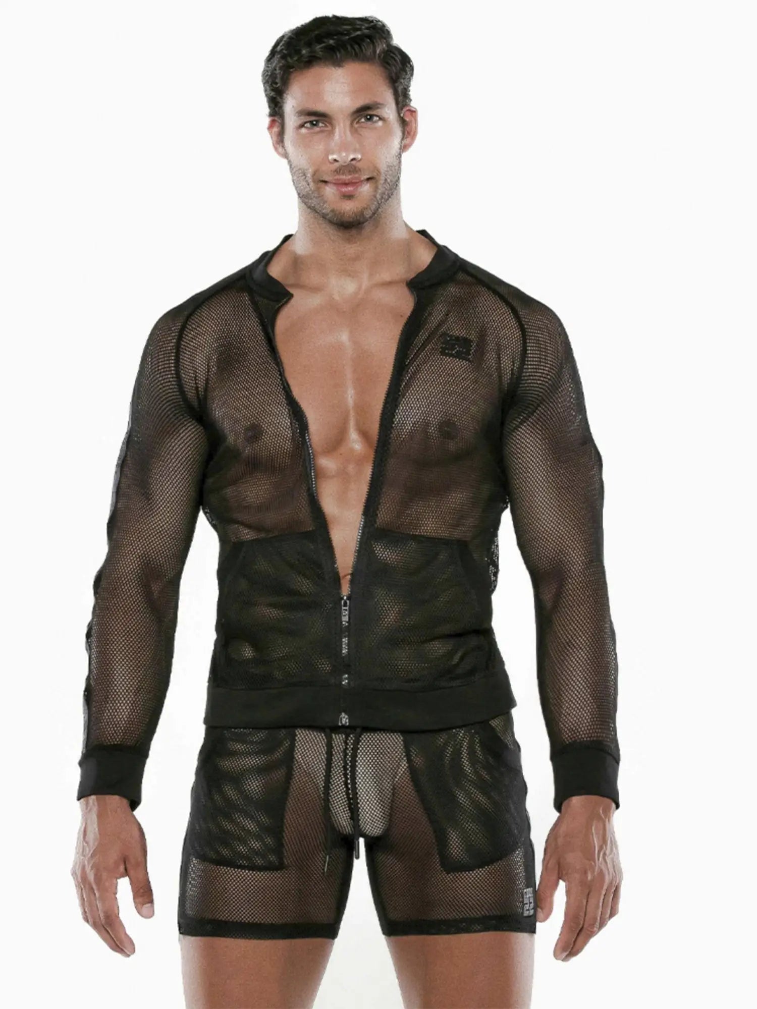 CODE 22 SEE THRU HOODY 9614 - noodosz CODE 22  SEE THRU HOODY 9614 Code 22 Kleidung & Accessoires:Herren:Herrenmode:Jacken, Mäntel & Westen nudosz.myshopify.com