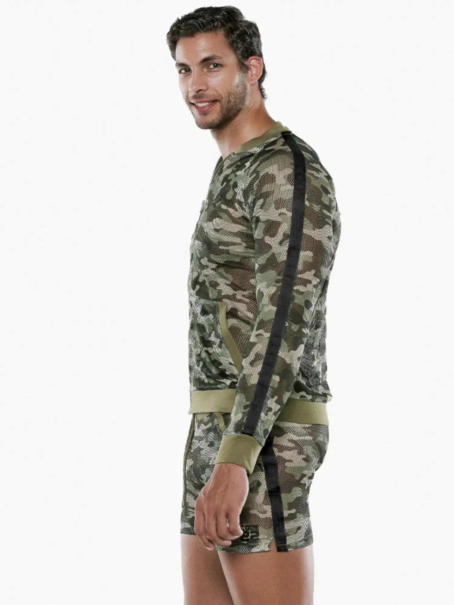 CODE 22 SEE THRU HOODY 9614 - noodosz CODE 22  SEE THRU HOODY 9614 Code 22 Kleidung & Accessoires:Herren:Herrenmode:Jacken, Mäntel & Westen nudosz.myshopify.com