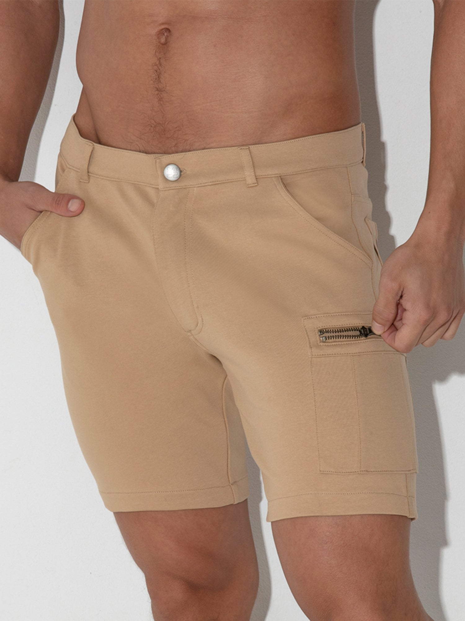 Code 22 STRETCH CARGO Chino Shorts - 9713 - noodosz