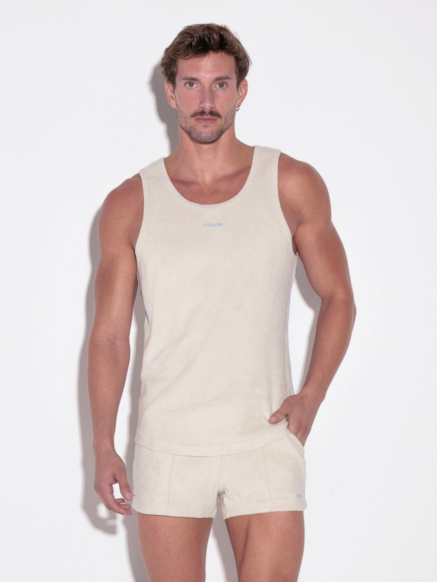 CODE 22 TERRY TANKTOP 9731 - Top aus Frotteestoff - noodosz - Code 22 - Kleidung & Accessoires:Herren:Herrenmode:Fitnessmode:Sporttops