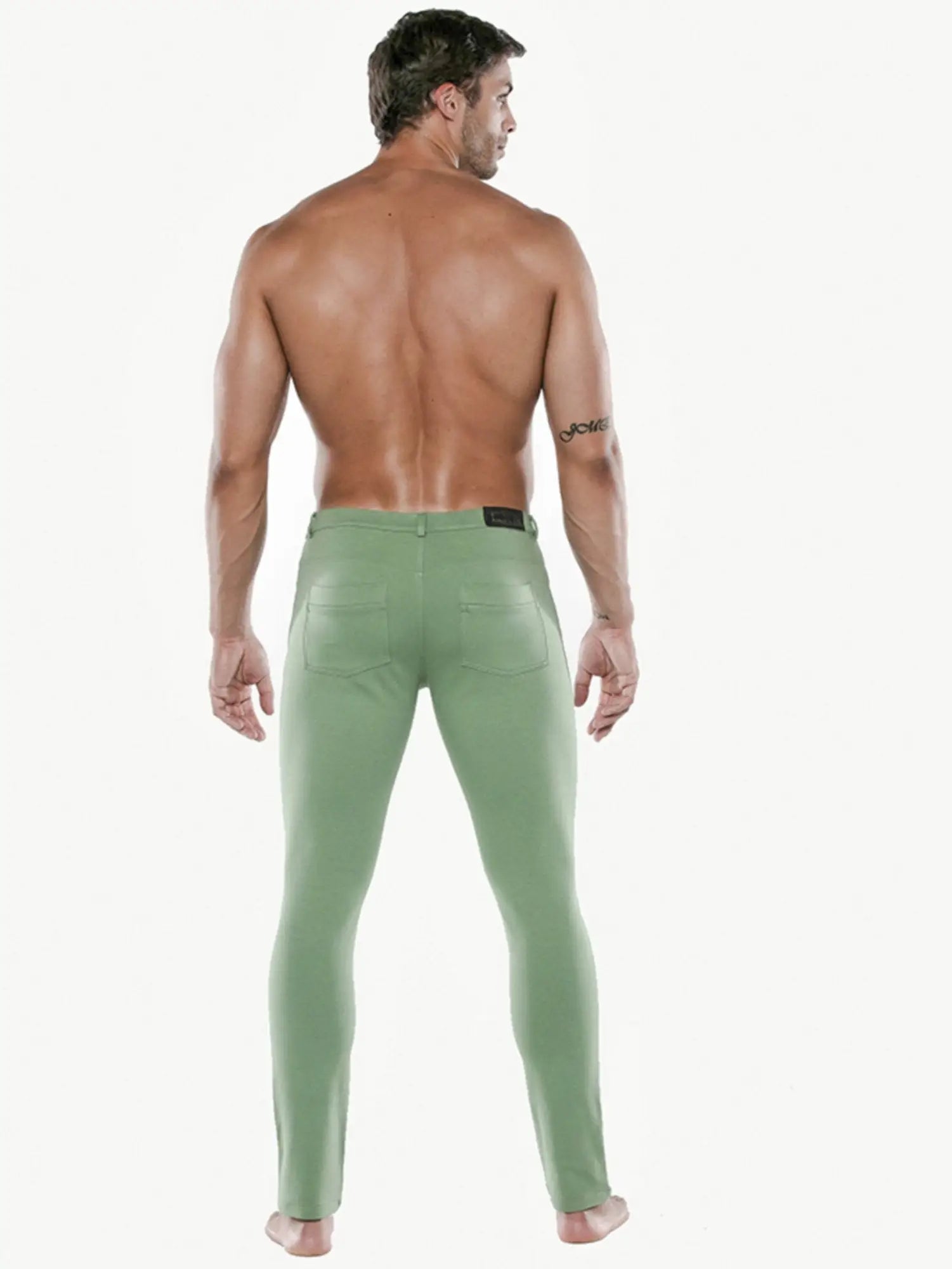 Code 22 UTILITY CHINO 9719 Green - Stoffhose - noodosz