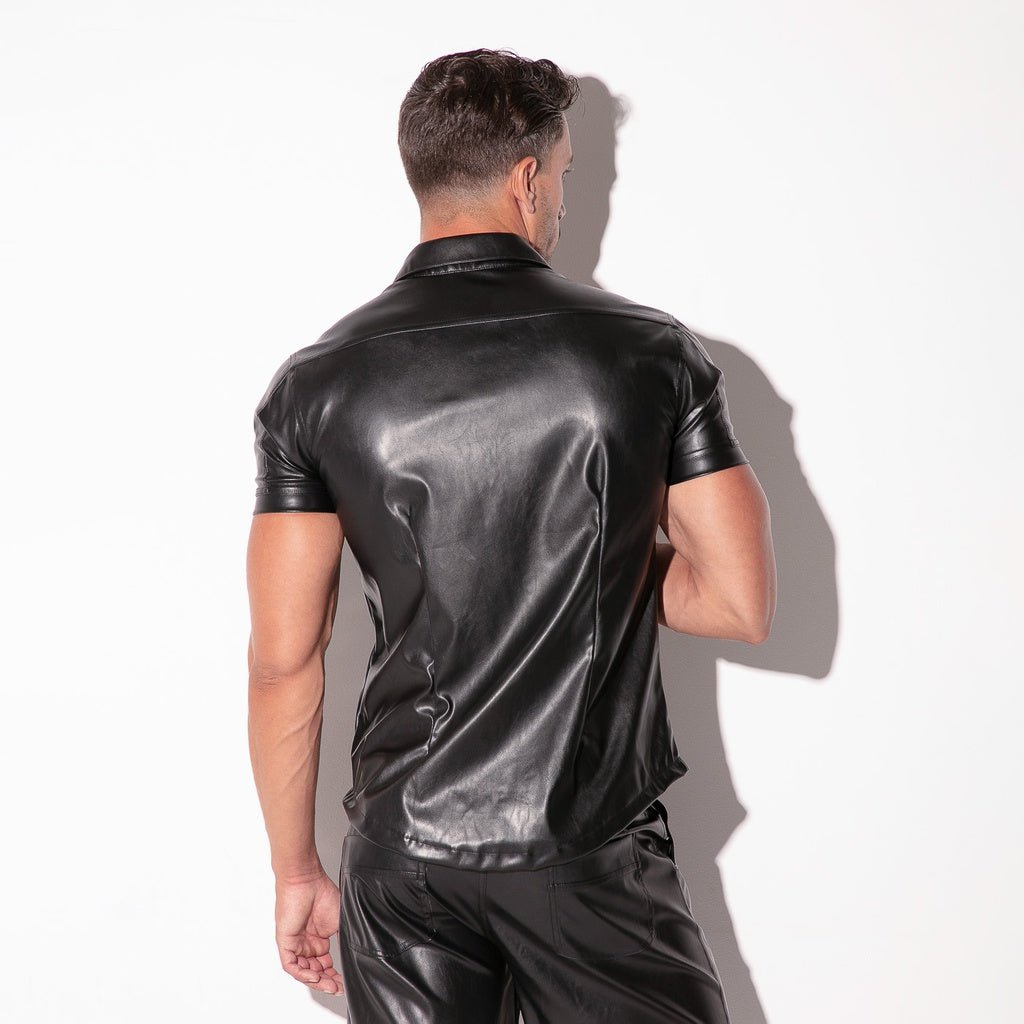 CODE 22 Vegan Leather Hemd, 9781 - Code 22 - Shop Deutschland Noodosz