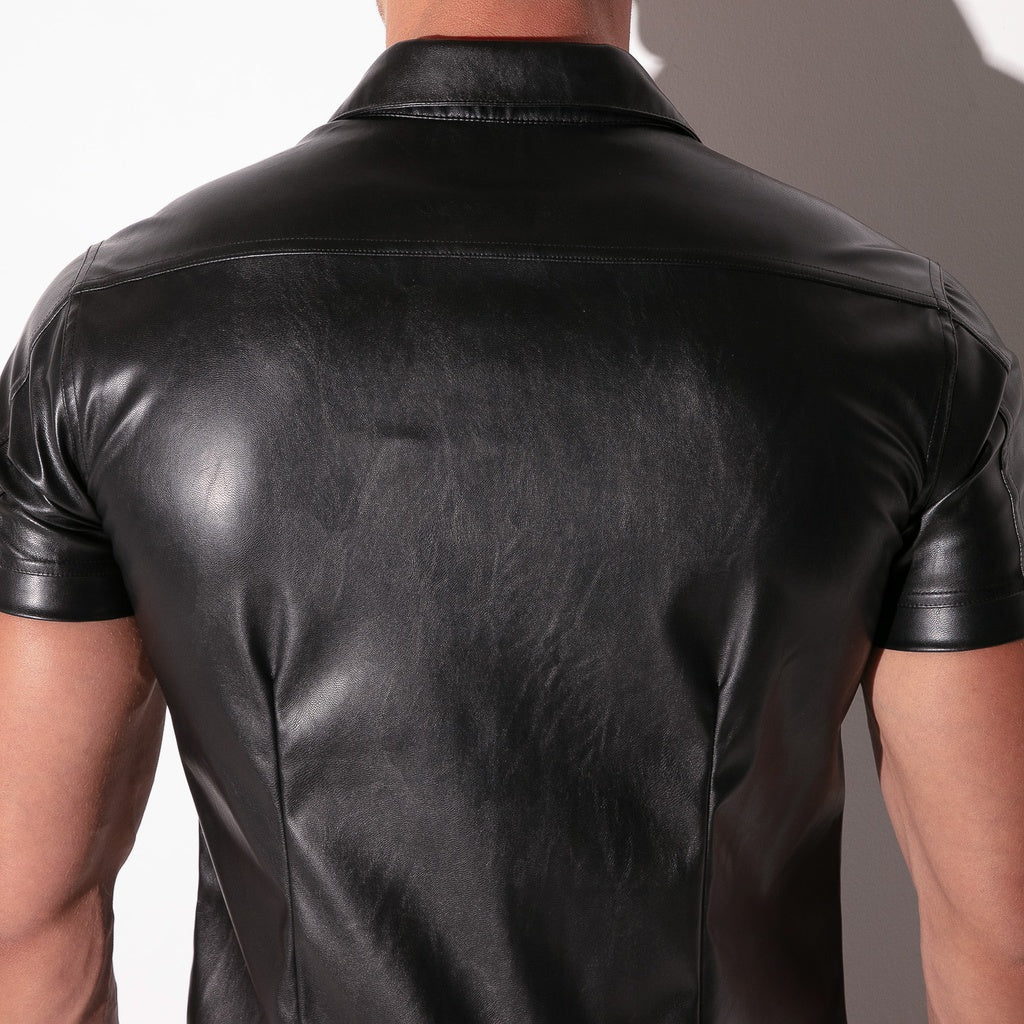 CODE 22 Vegan Leather Hemd, 9781 - Code 22 - Shop Deutschland Noodosz