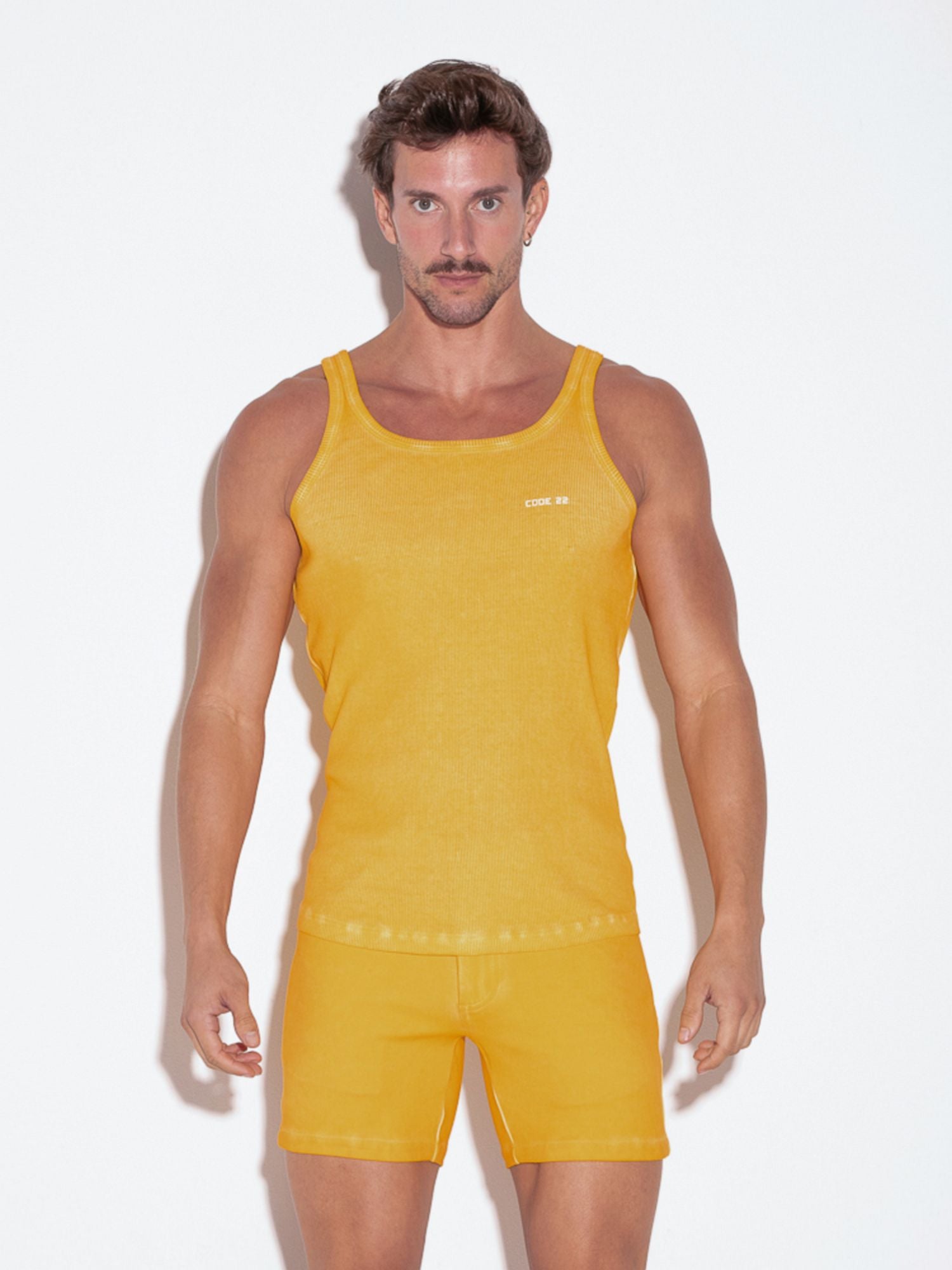 CODE 22 - VINTAGE RIB TANKTOP, 3301 - noodosz CODE 22  - VINTAGE RIB TANKTOP, 3301 Code 22 Kleidung & Accessoires:Herren:Herrenmode:Fitnessmode:Sporttops nudosz.myshopify.com