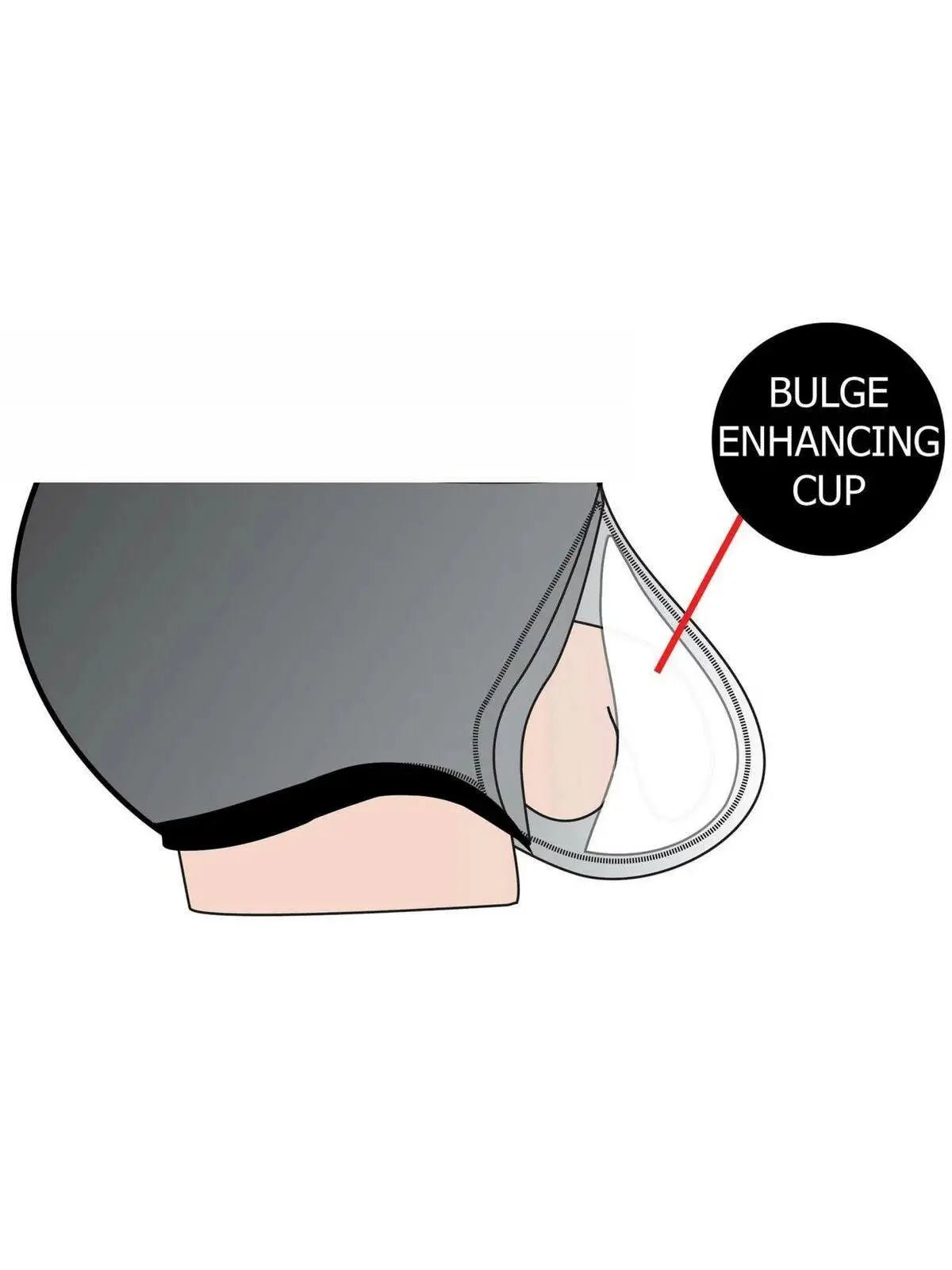 CODE 22 WAVE 24033, Badehose mit Push - Up Einlage - Code 22 - Shop Deutschland Noodosz