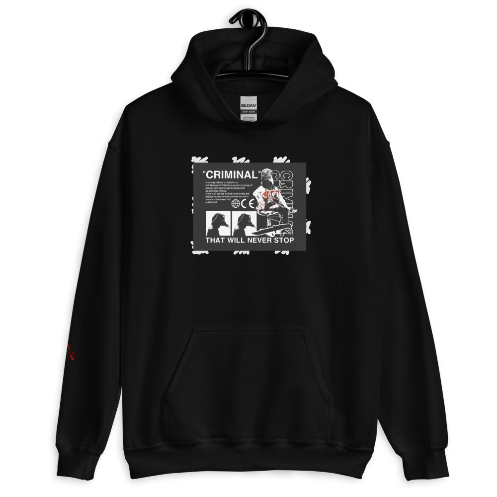 Criminals never Stop Kapuzenpullover - NiZED - Shop Deutschland Noodosz