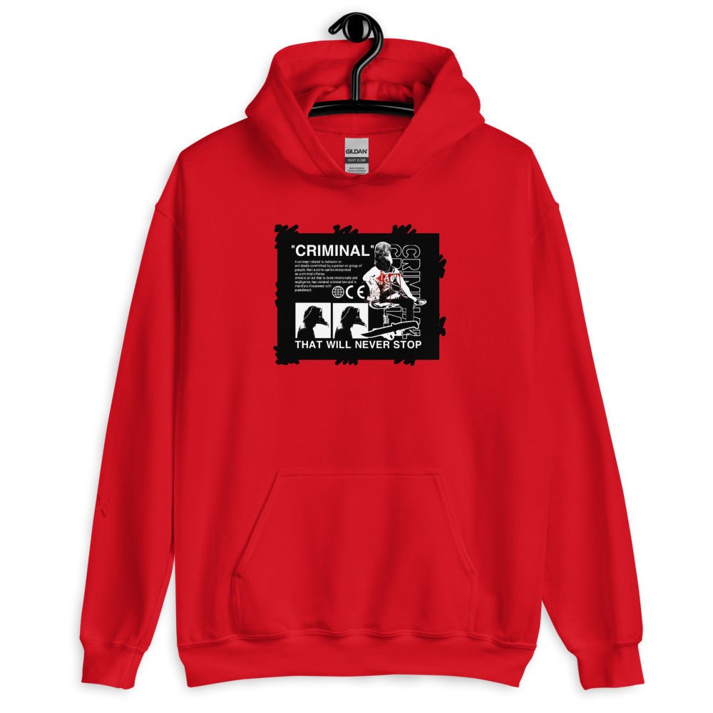 Criminals never Stop Kapuzenpullover - NiZED - Shop Deutschland Noodosz