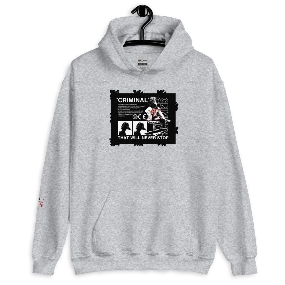 Criminals never Stop Kapuzenpullover - NiZED - Shop Deutschland Noodosz