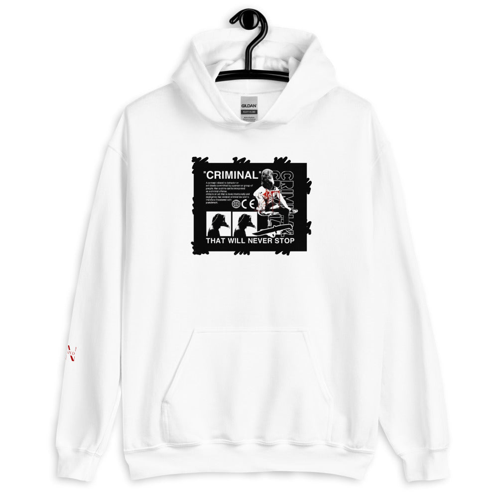 Criminals never Stop Kapuzenpullover - NiZED - Shop Deutschland Noodosz