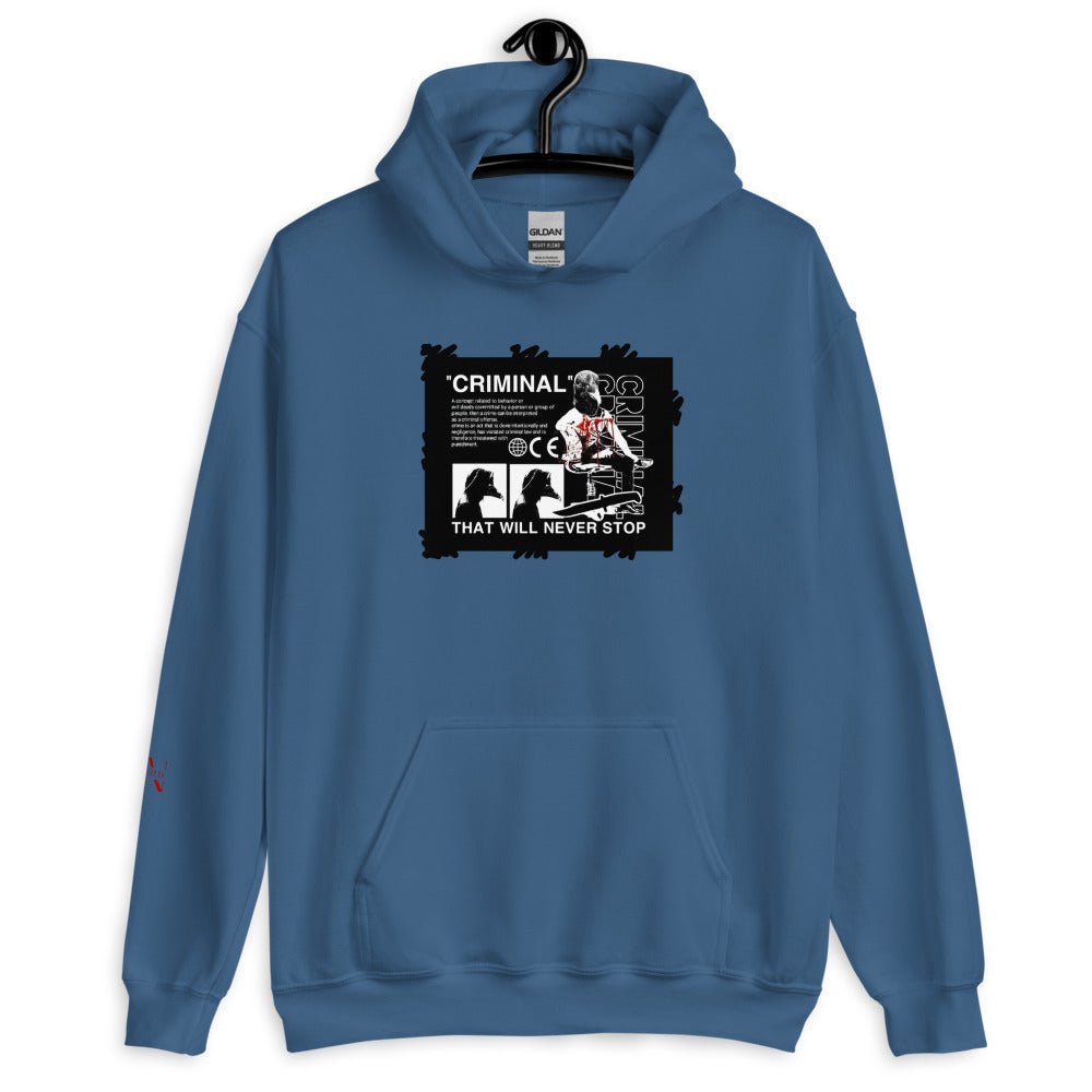 Criminals never Stop Kapuzenpullover - NiZED - Shop Deutschland Noodosz