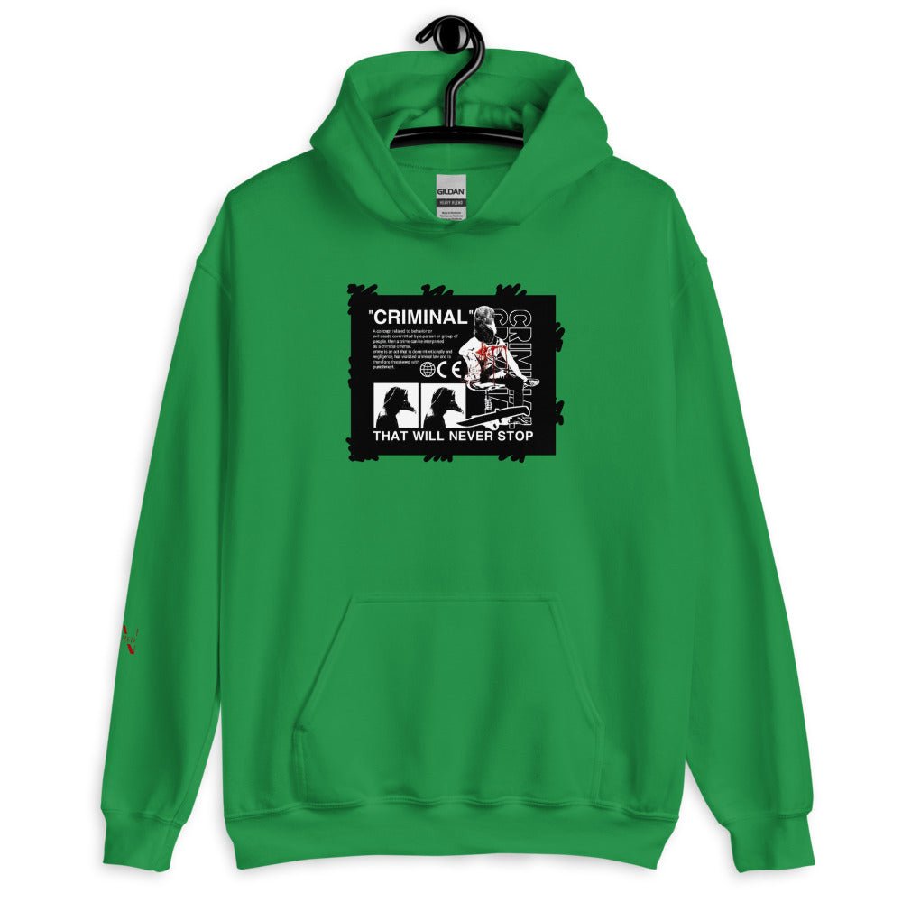Criminals never Stop Kapuzenpullover - NiZED - Shop Deutschland Noodosz