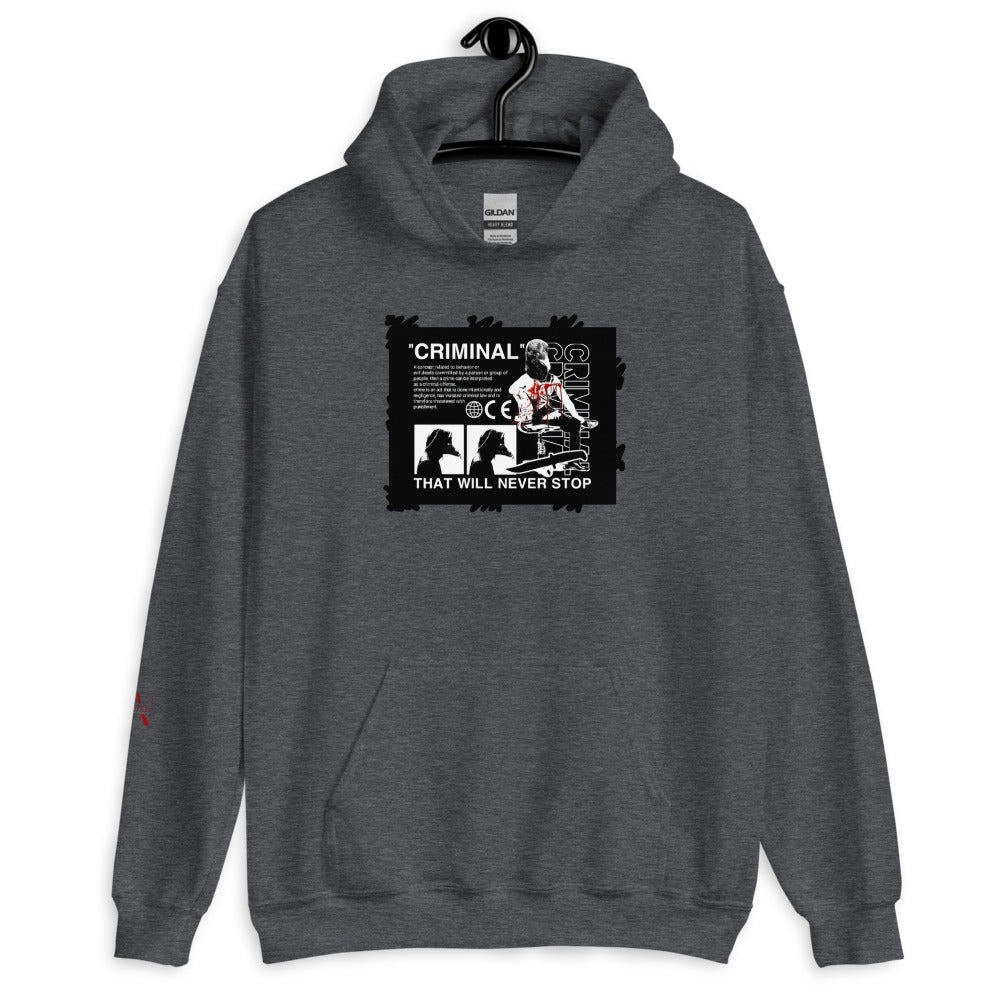 Criminals never Stop Kapuzenpullover - NiZED - Shop Deutschland Noodosz