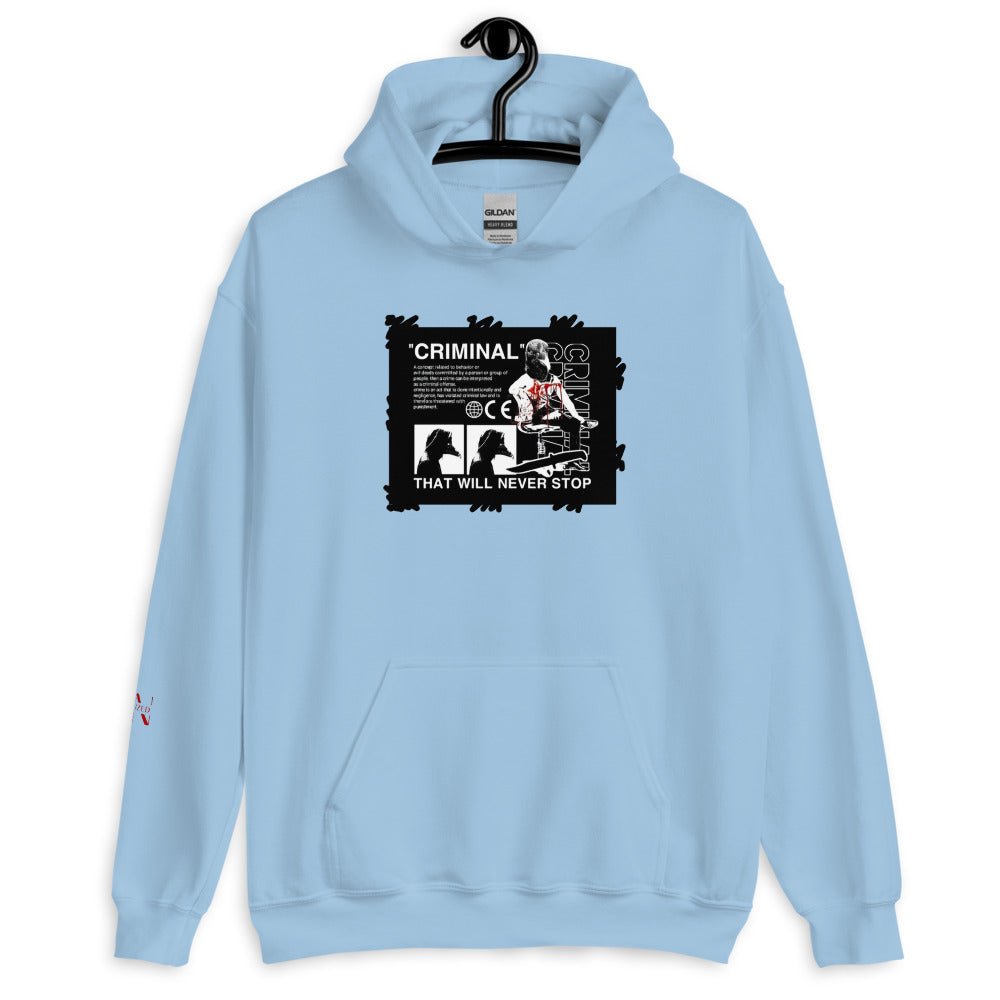 Criminals never Stop Kapuzenpullover - NiZED - Shop Deutschland Noodosz