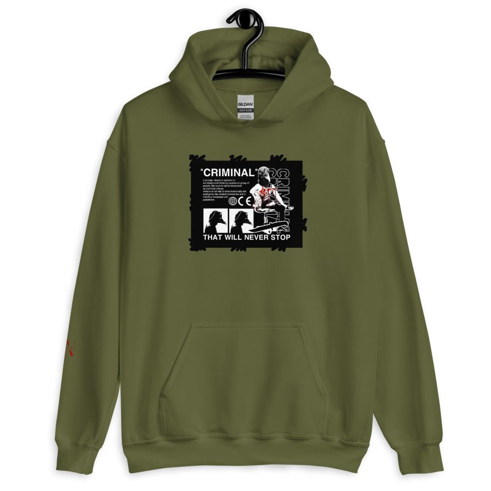 Criminals never Stop Kapuzenpullover - NiZED - Shop Deutschland Noodosz
