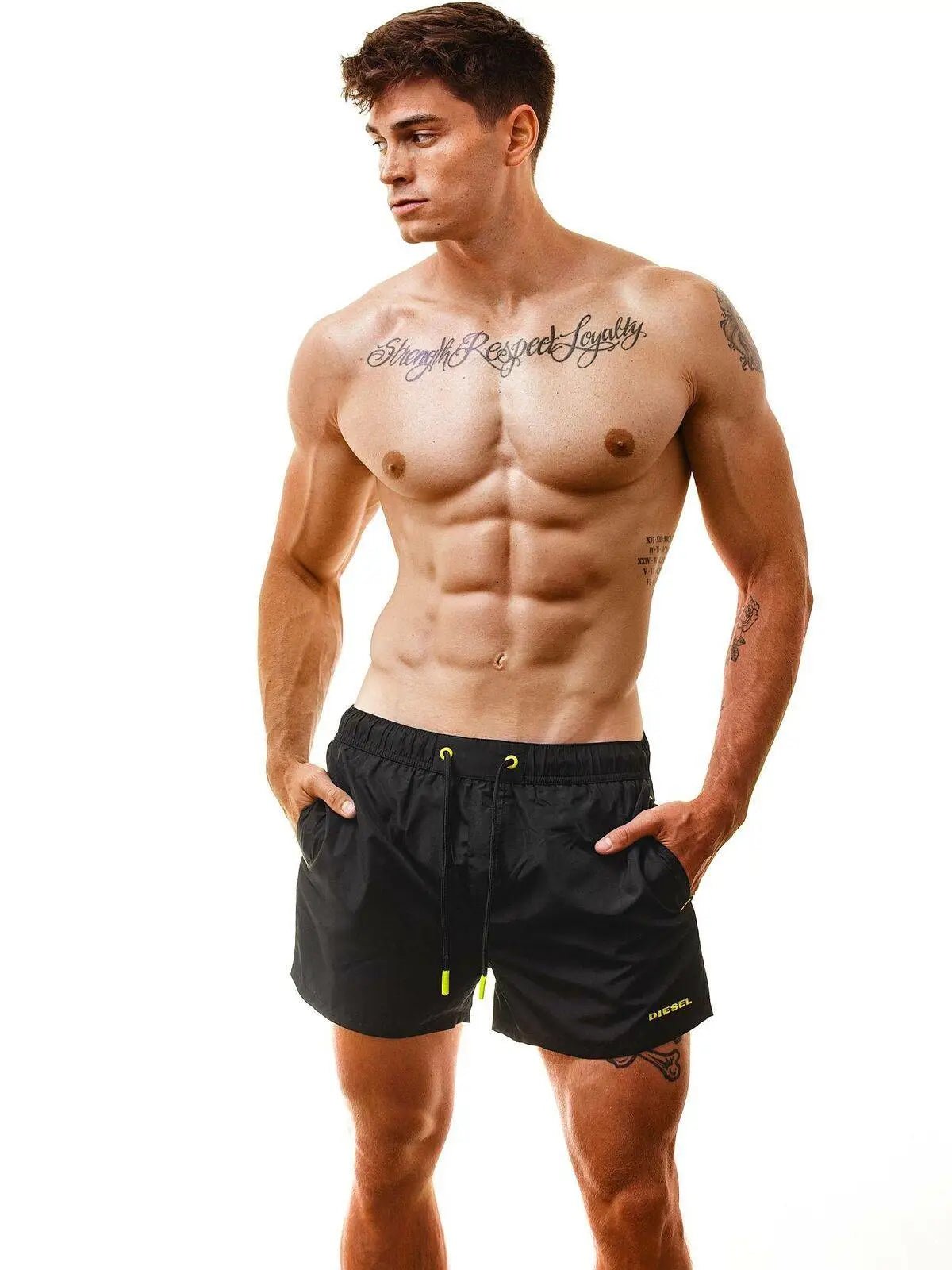 DIESEL BMBX-SANDYNEW Badeshorts Shorts Herren Boardshort Surfshort - noodosz