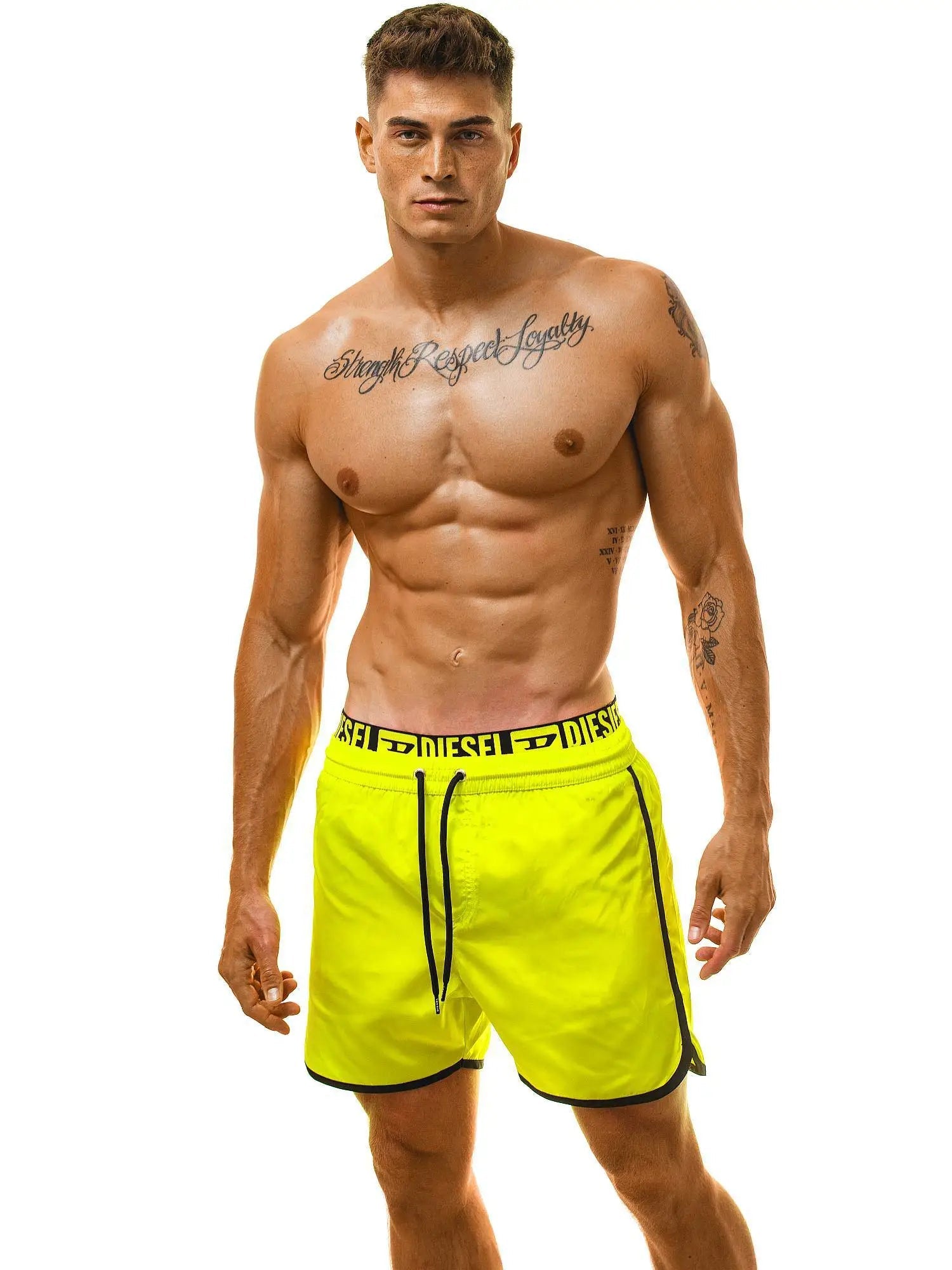 DIESEL DOLPHIN Herren Badeshorts Boardshorts Badehose Bermuda Shorts Surfershort - noodosz