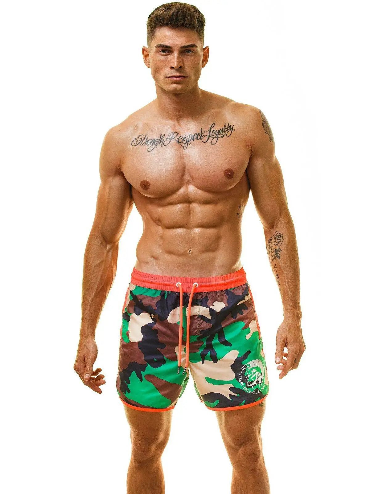 DIESEL REEF-40 Surfershorts Männer Badeshort Badehose Bermuda Boardshorts - noodosz