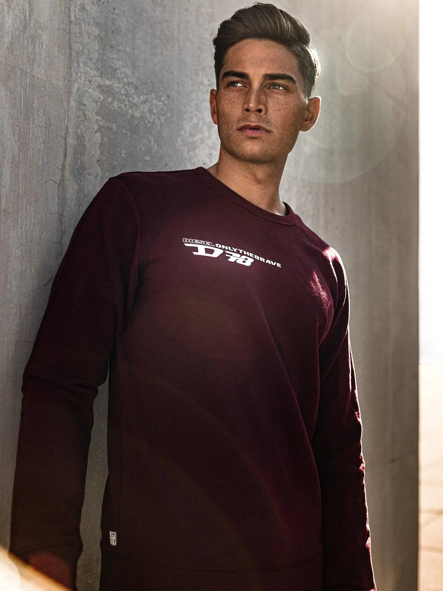 DIESEL WILLY Herren Sweater Sweatshirt Langarm Loungewear - noodosz DIESEL WILLY Herren Sweater Sweatshirt Langarm Loungewear Diesel Kleidung & Accessoires:Herren:Herrenmode:Nachtwäsche nudosz.myshopify.com