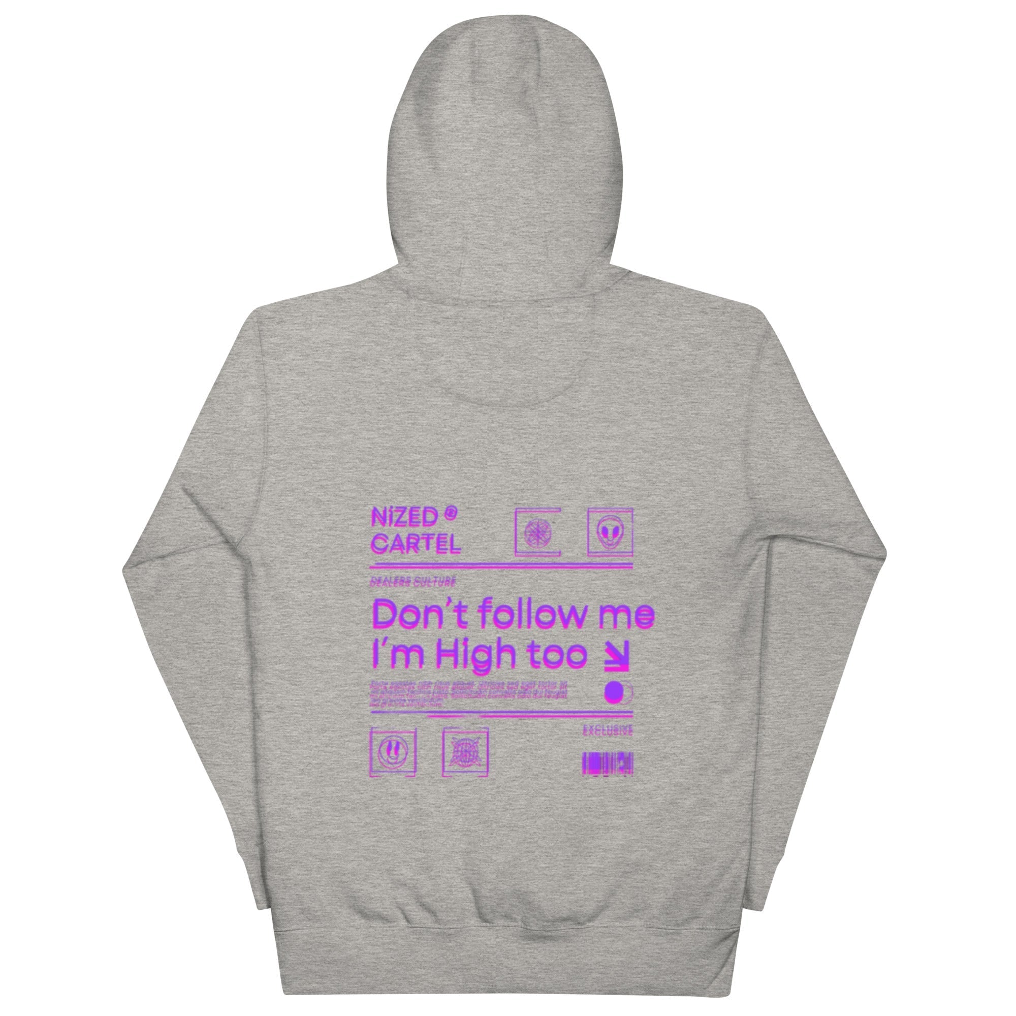Don`t follow me I´m High too Kapuzenpullover - NiZED - Shop Deutschland Noodosz