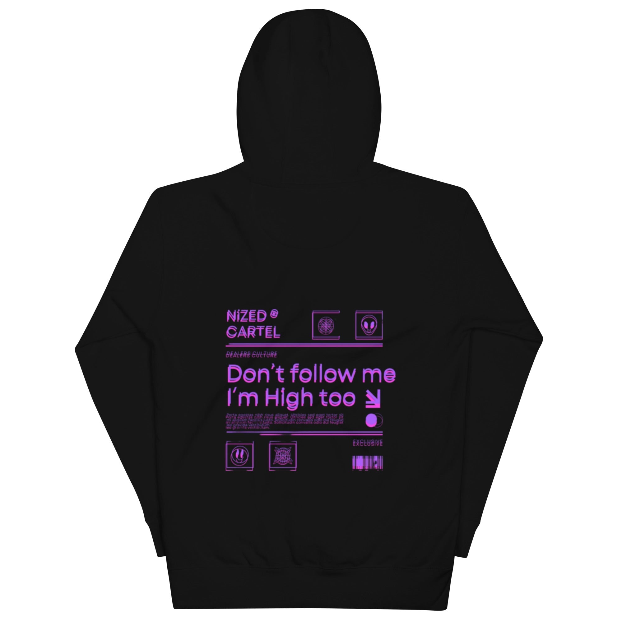 Don`t follow me I´m High too Kapuzenpullover - NiZED - Shop Deutschland Noodosz