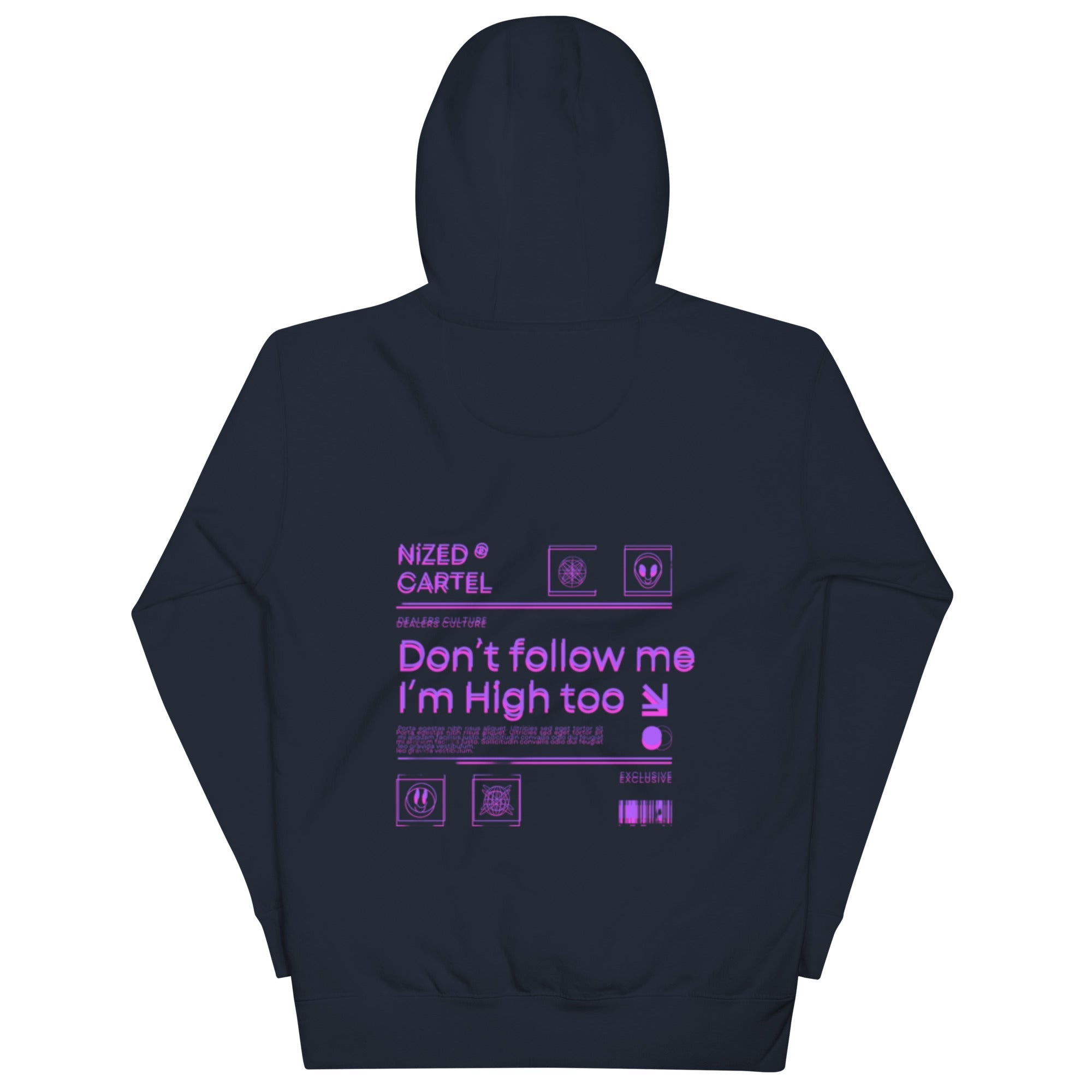 Don`t follow me I´m High too Kapuzenpullover - NiZED - Shop Deutschland Noodosz