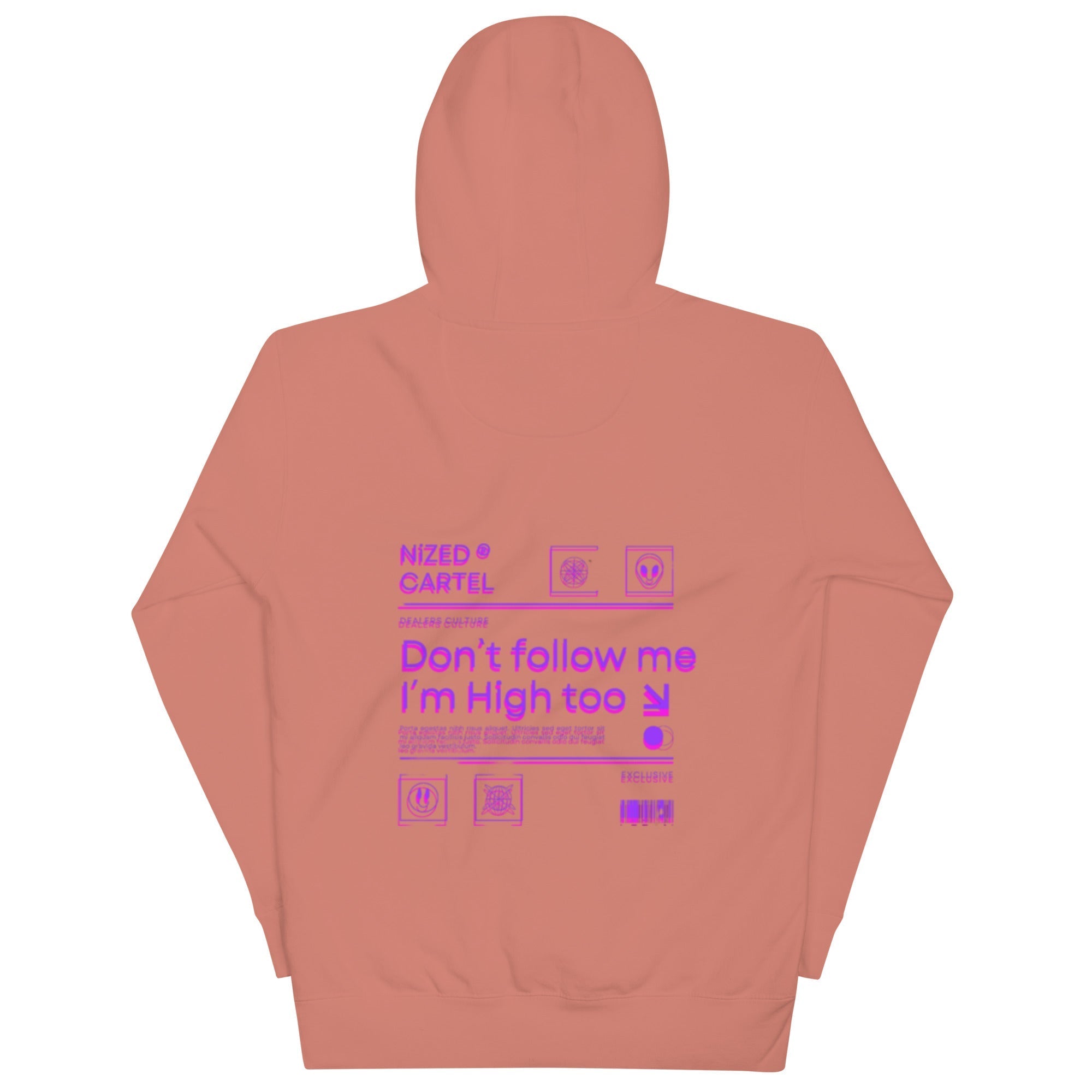 Don`t follow me I´m High too Kapuzenpullover - NiZED - Shop Deutschland Noodosz