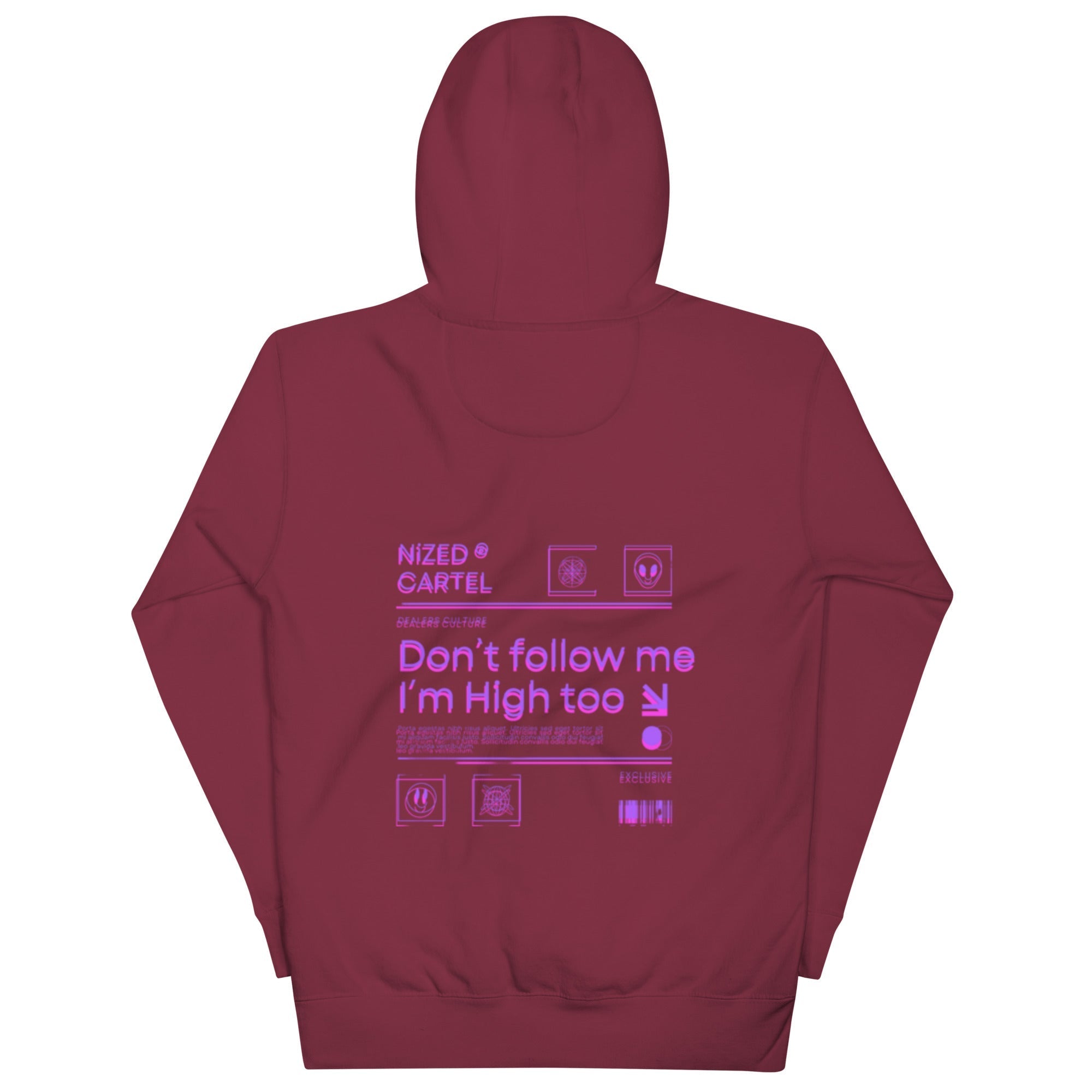 Don`t follow me I´m High too Kapuzenpullover - NiZED - Shop Deutschland Noodosz