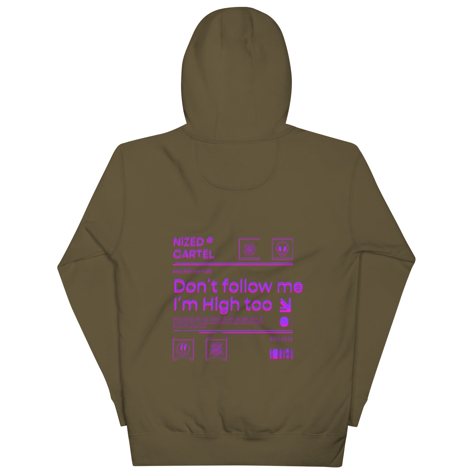 Don`t follow me I´m High too Kapuzenpullover - NiZED - Shop Deutschland Noodosz