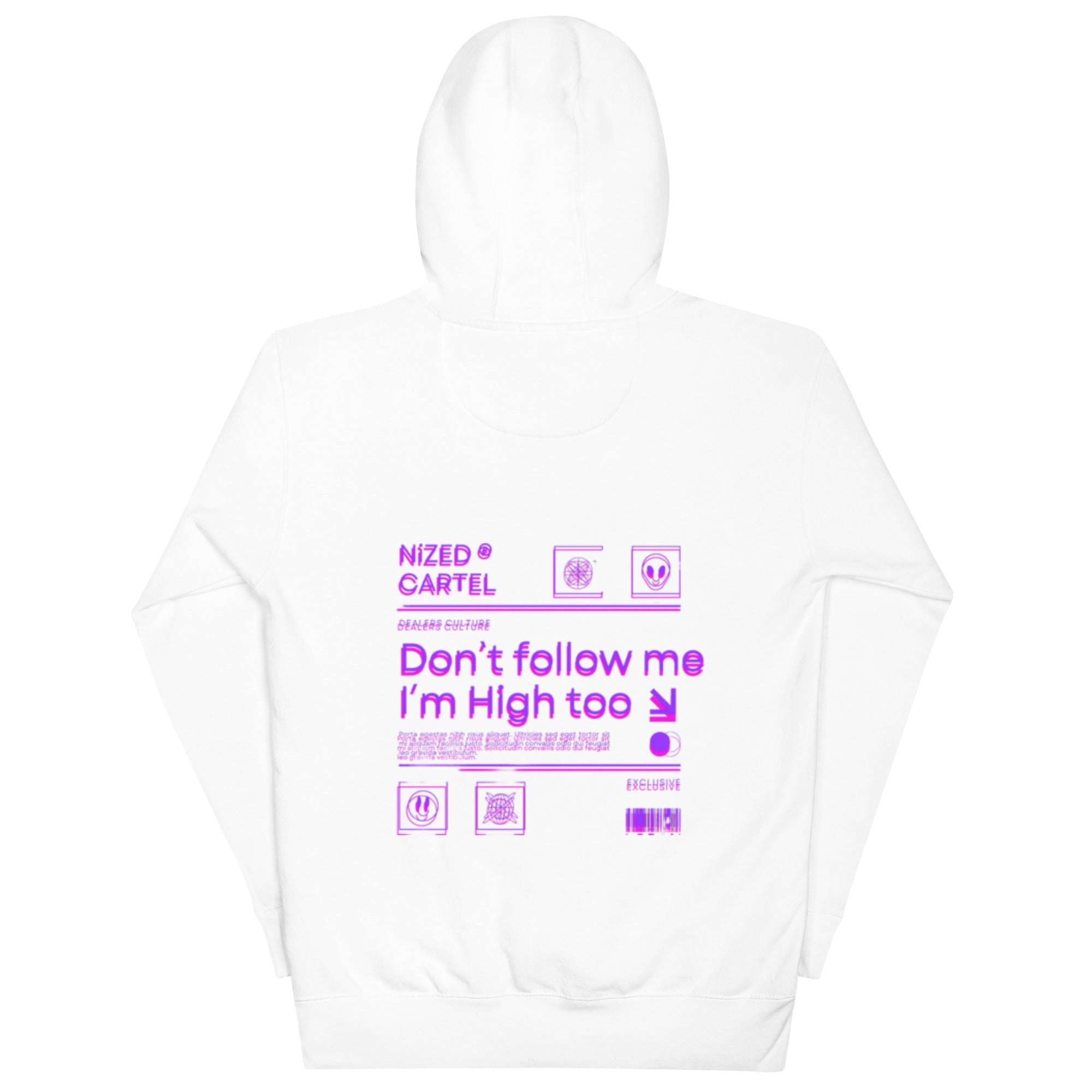 Don`t follow me I´m High too Kapuzenpullover - NiZED - Shop Deutschland Noodosz