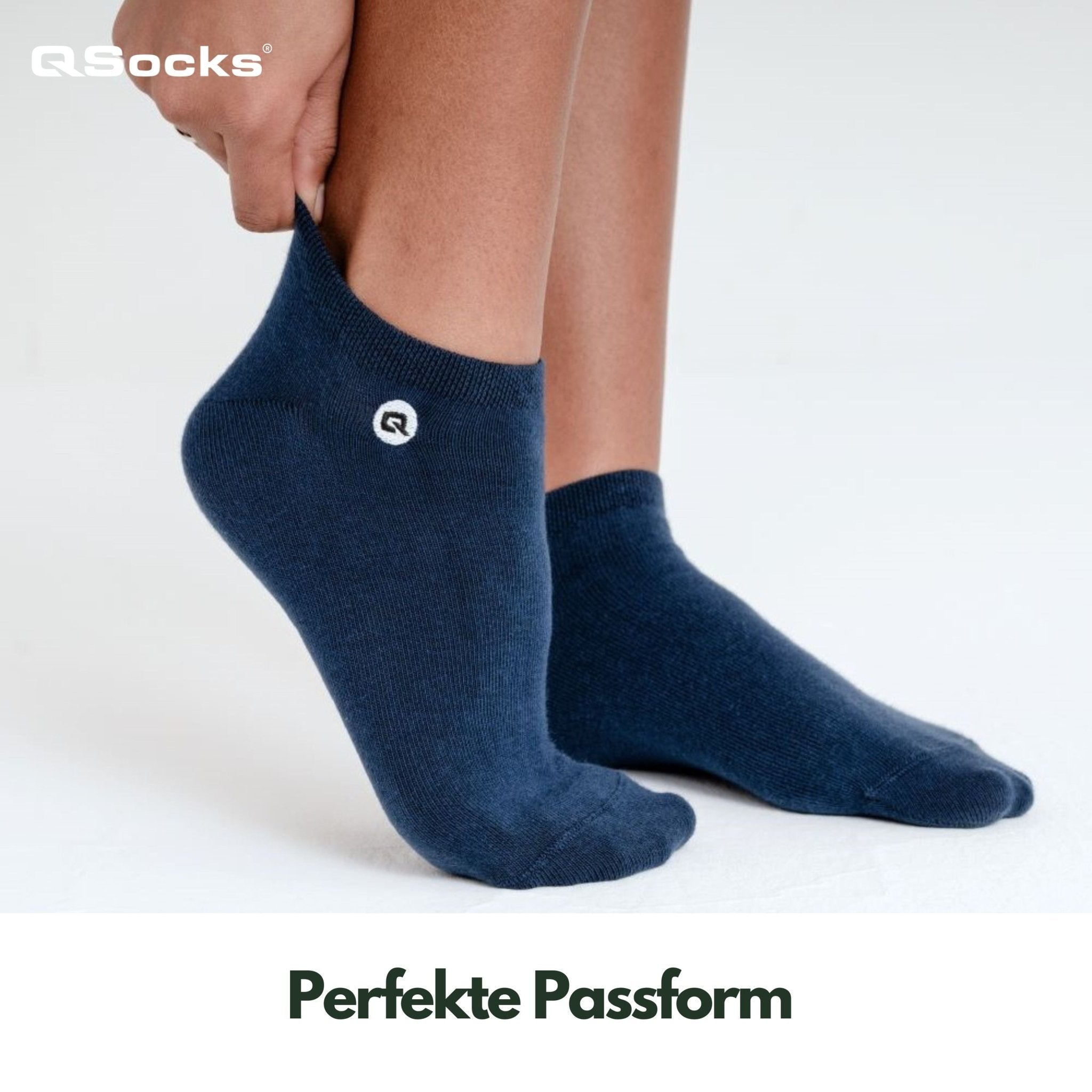 Dünne Sneaker Socken für Damen und Herren 6X Paar - QOLONIA - Shop Deutschland Noodosz