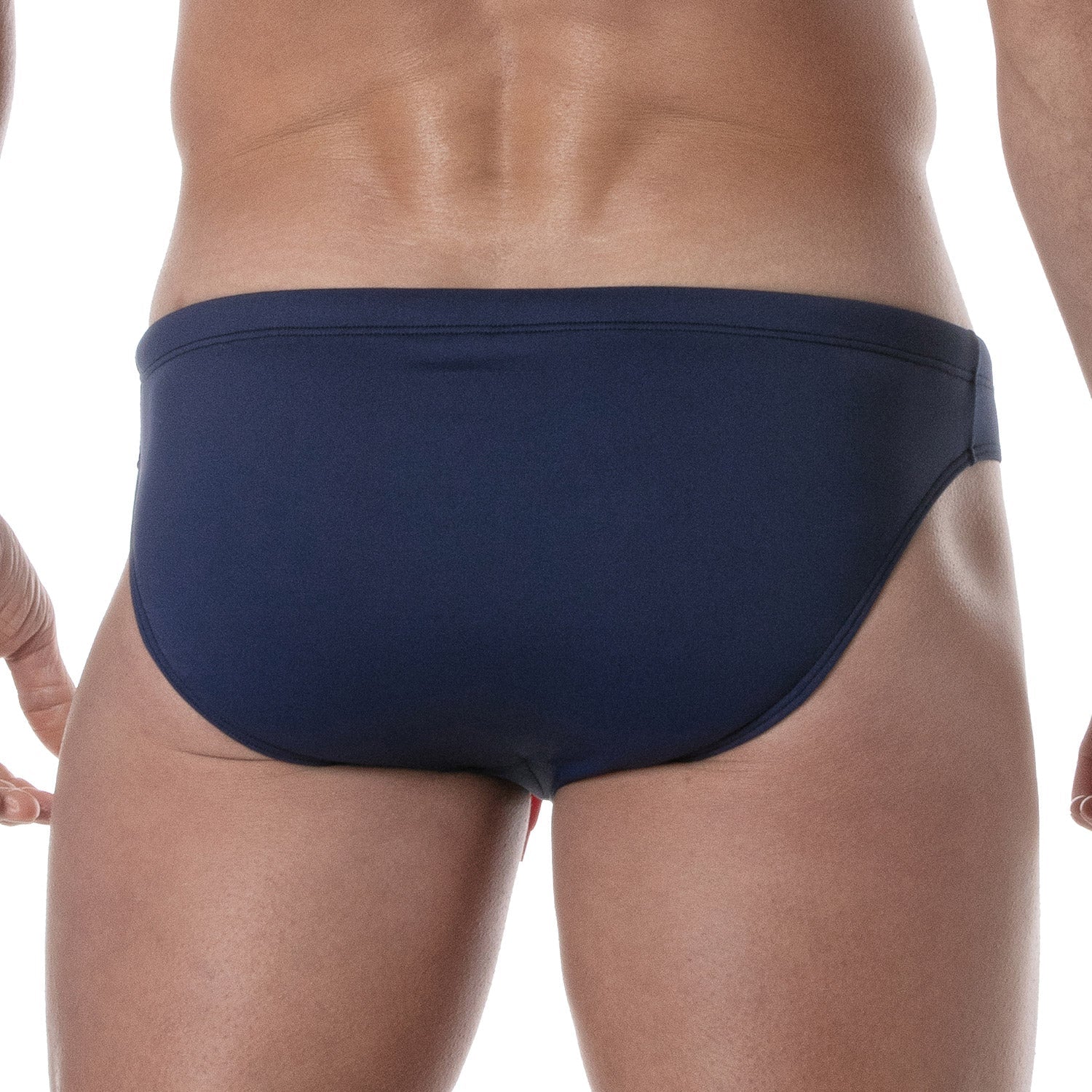 Einfarbige Badehose, Badeslip – Navy - TOF Paris - Shop Deutschland Noodosz