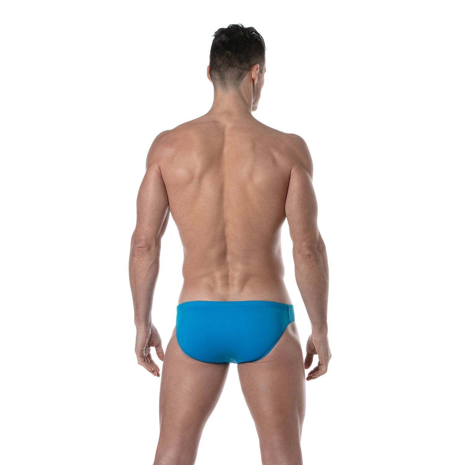 Einfarbige Badehose, Badeslip – Türkis - TOF Paris - Shop Deutschland Noodosz