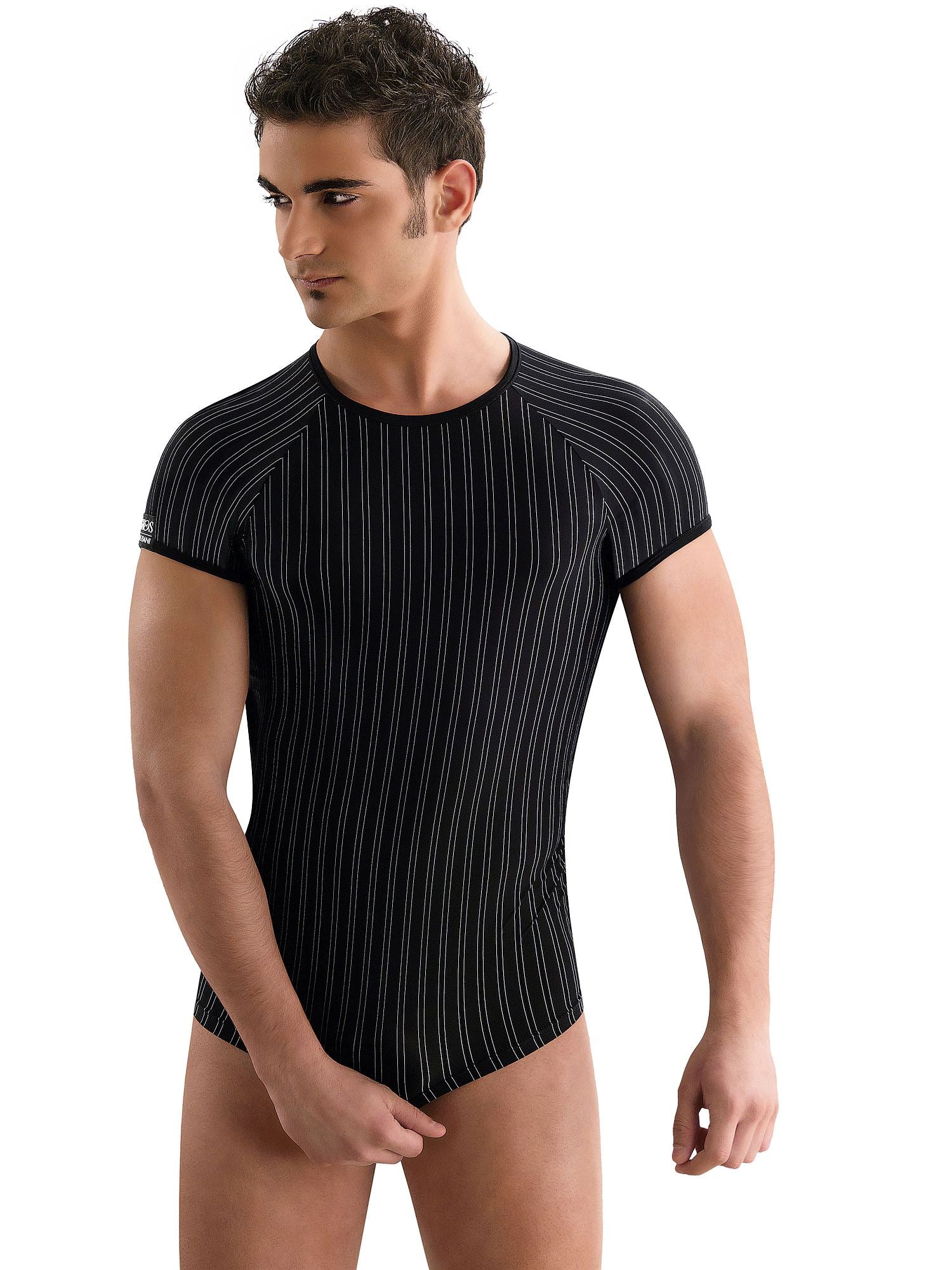 EROS VENEZIANI 7074 Nadelstreifen T-Shirt - noodosz EROS VENEZIANI 7074 Nadelstreifen T-Shirt Eros Veneziani Kleidung & Accessoires:Herren:Herrenmode:Shirts & Hemden:T-Shirts nudosz.myshopify.com