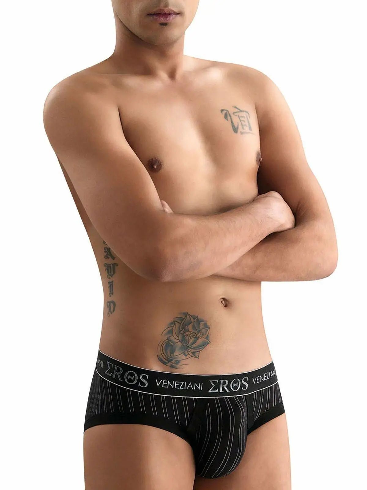 EROS VENEZIANI 7078 Nadelstreifen Herren Slip - noodosz