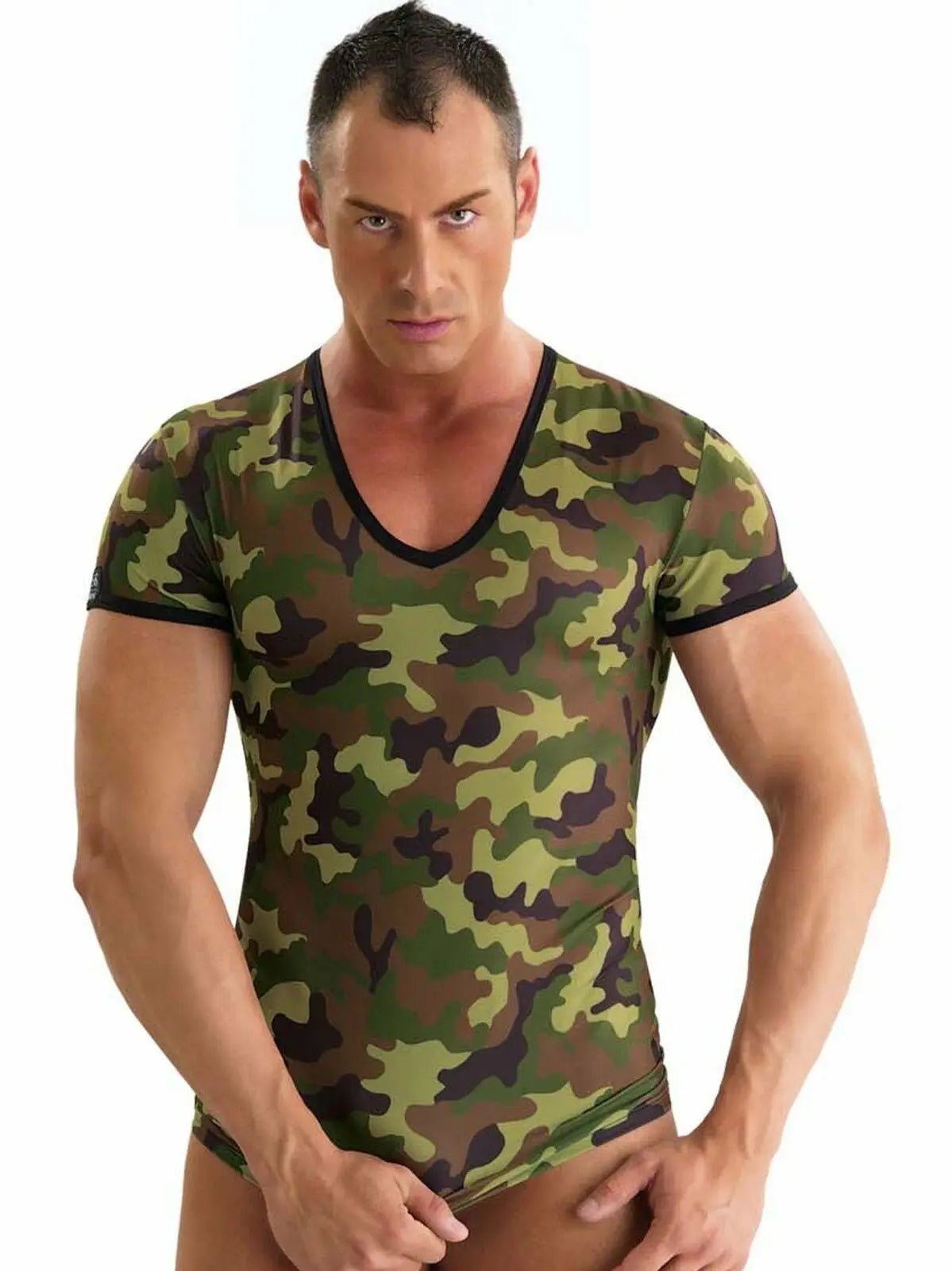 EROS VENEZIANI 7095 - Tiefer V-Kragen - noodosz EROS VENEZIANI 7095 - Tiefer V-Kragen Eros Veneziani Kleidung & Accessoires:Herren:Herrenmode:Shirts & Hemden:T-Shirts nudosz.myshopify.com