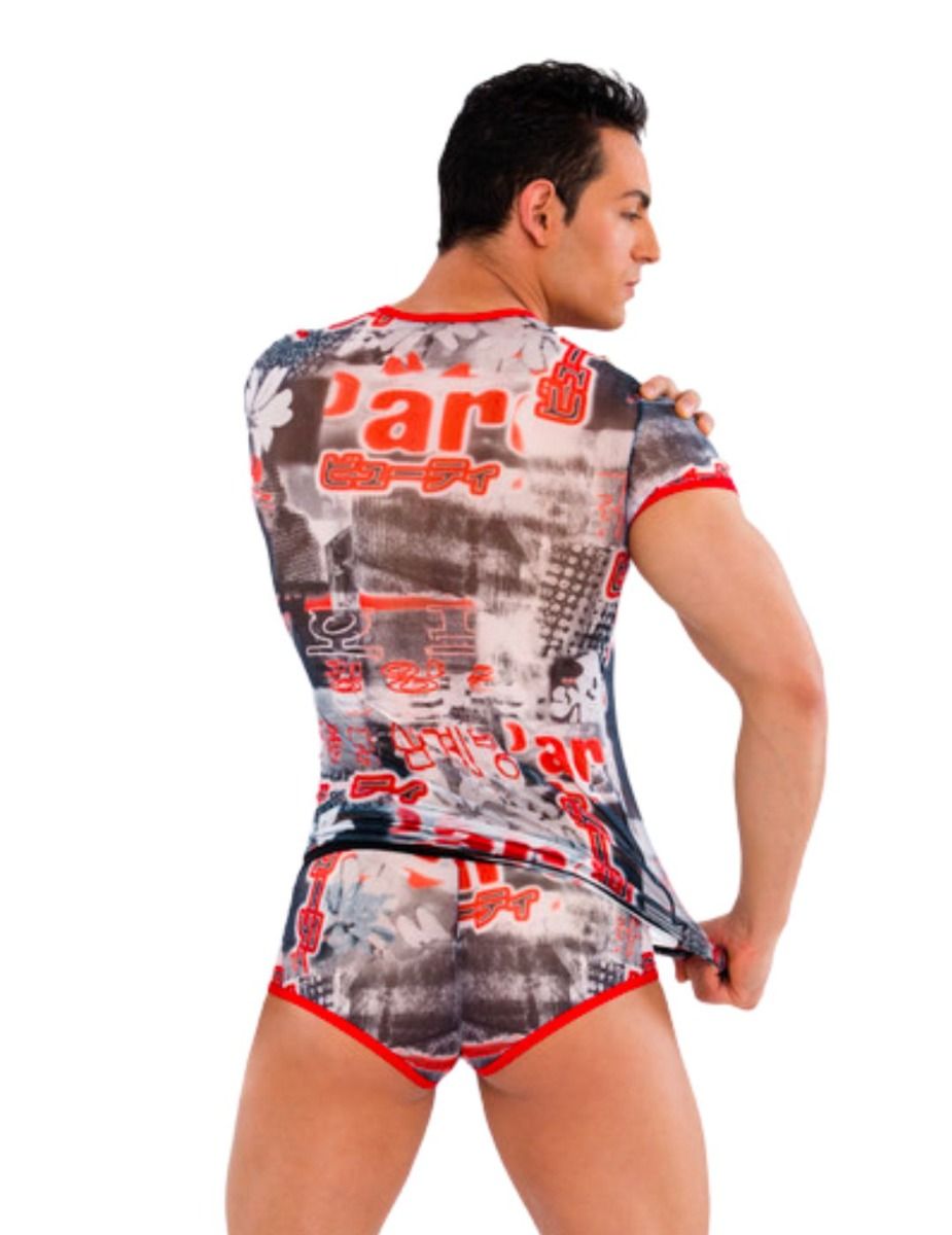 EROS VENEZIANI 7254 bedrucktes Shirt - Eros Veneziani - Shop Deutschland Noodosz