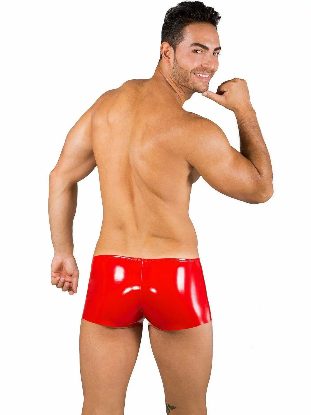 EROS VENEZIANI 7321 - Lack Boxer Latex Gummi Fetish - Unterwäsche Boxersh - noodosz