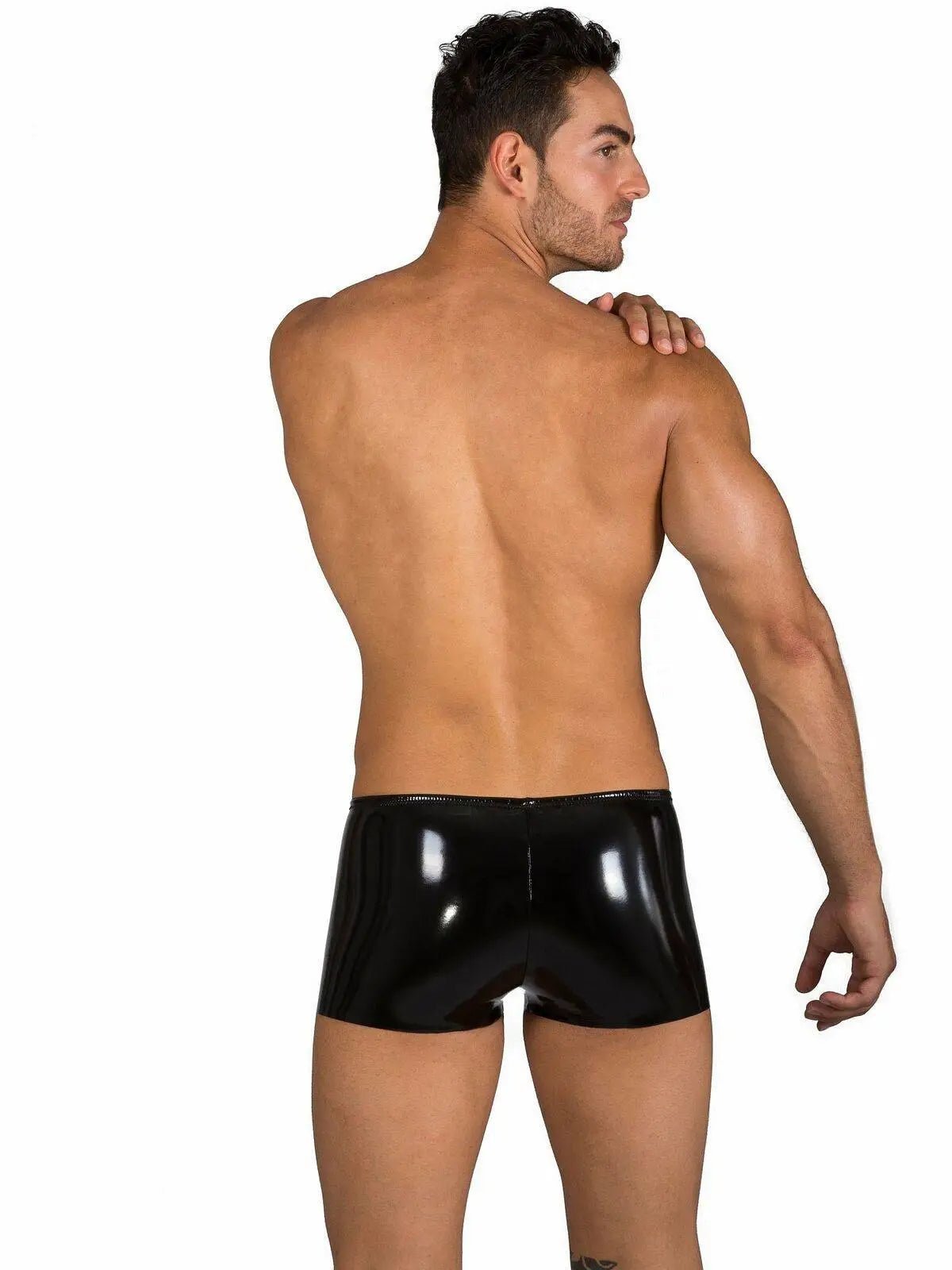 EROS VENEZIANI 7322 Push-Up Lack Boxer Latex Gummi Fetish - Unterwäsche Boxer - noodosz