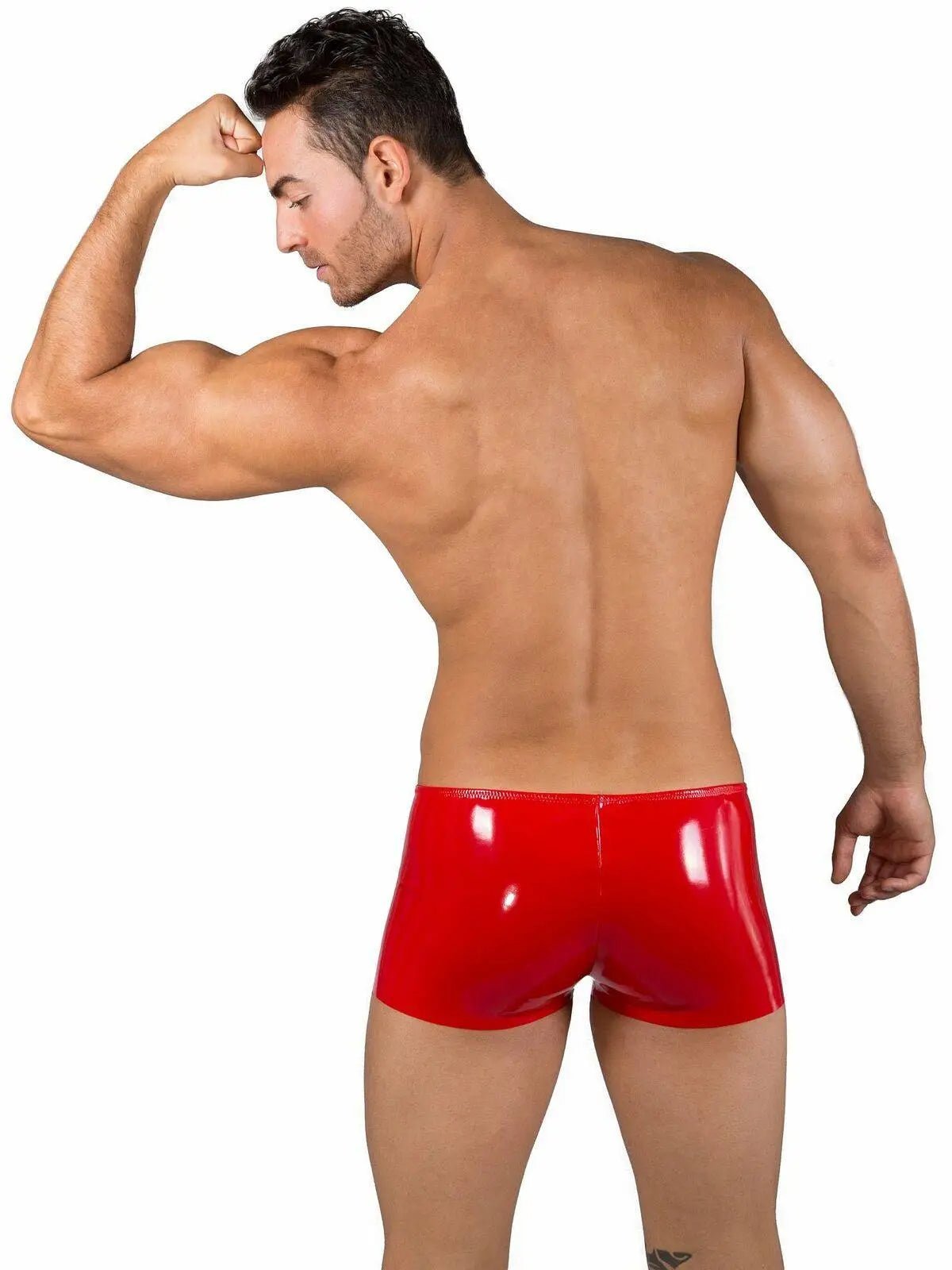 EROS VENEZIANI 7323 Push-Up Lack Boxer Latex Gummi Fetish - Unterwäsche Boxer - noodosz