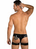 EROS VENEZIANI 7324 Lack Gummi Fetish Boxer Brasil Trunk Boxershort - noodosz