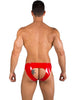 EROS VENEZIANI 7335 Lack Latex Gummi Jock Jockstrap OUVERT - noodosz