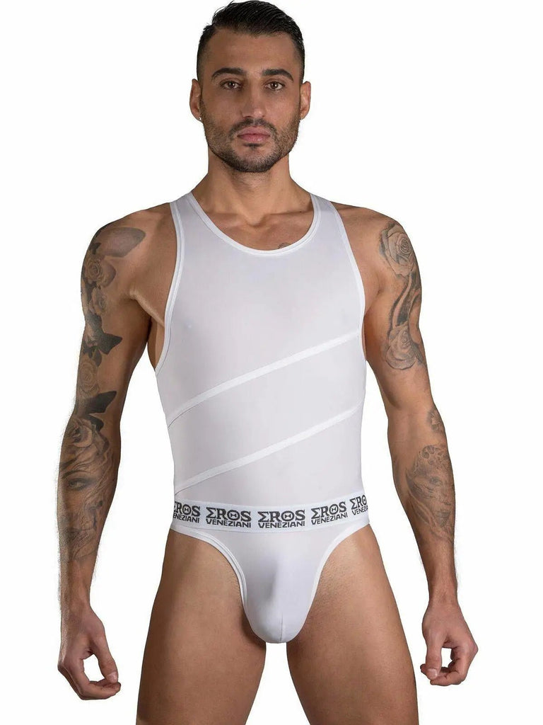 EROS VENEZIANI 7350 Body Männer Bodysuit Overall Einteiler Bodyshaper - noodosz