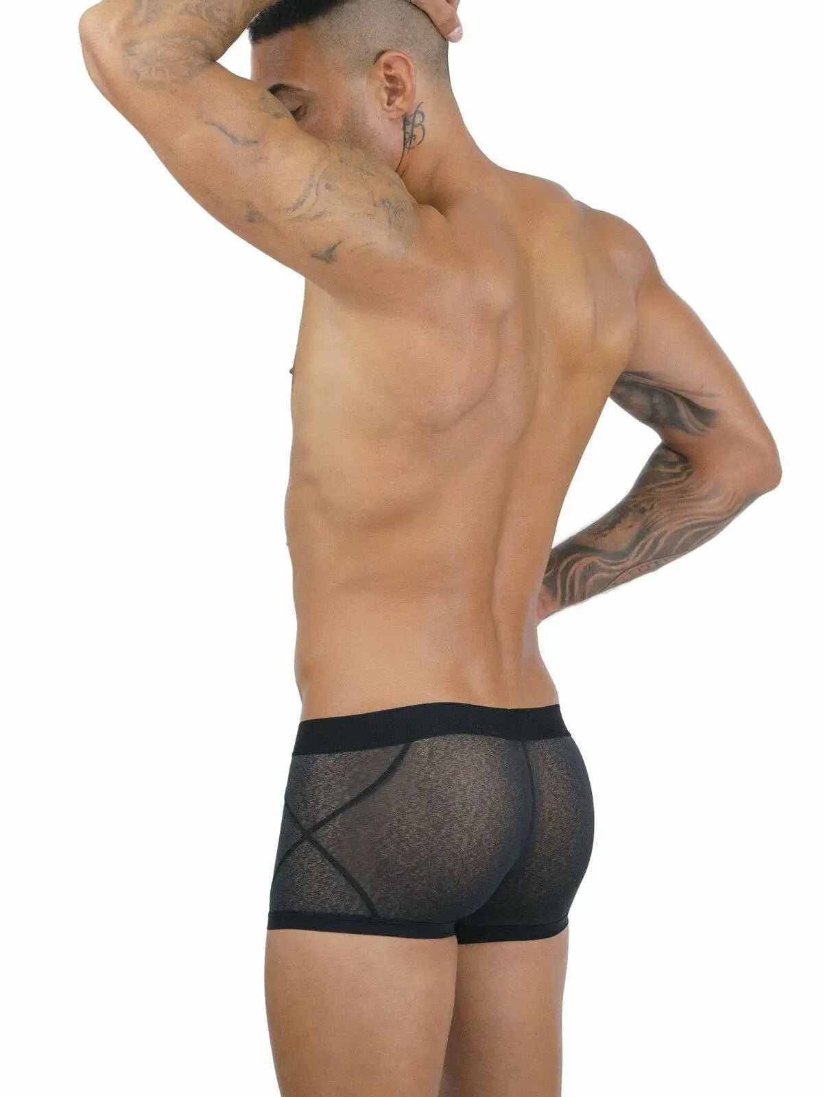 EROS VENEZIANI 7377 Herren Boxer - Mesh Boxershort Unterhose - noodosz