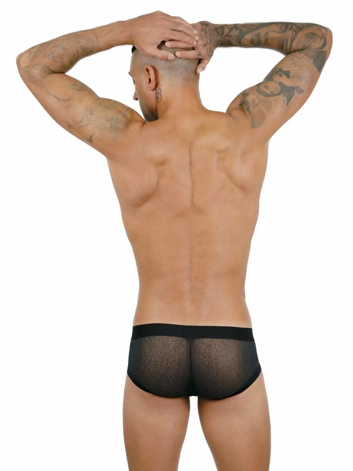 EROS VENEZIANI 7381 Männer - Mesh Slip Unterhose Netz Hipster - noodosz