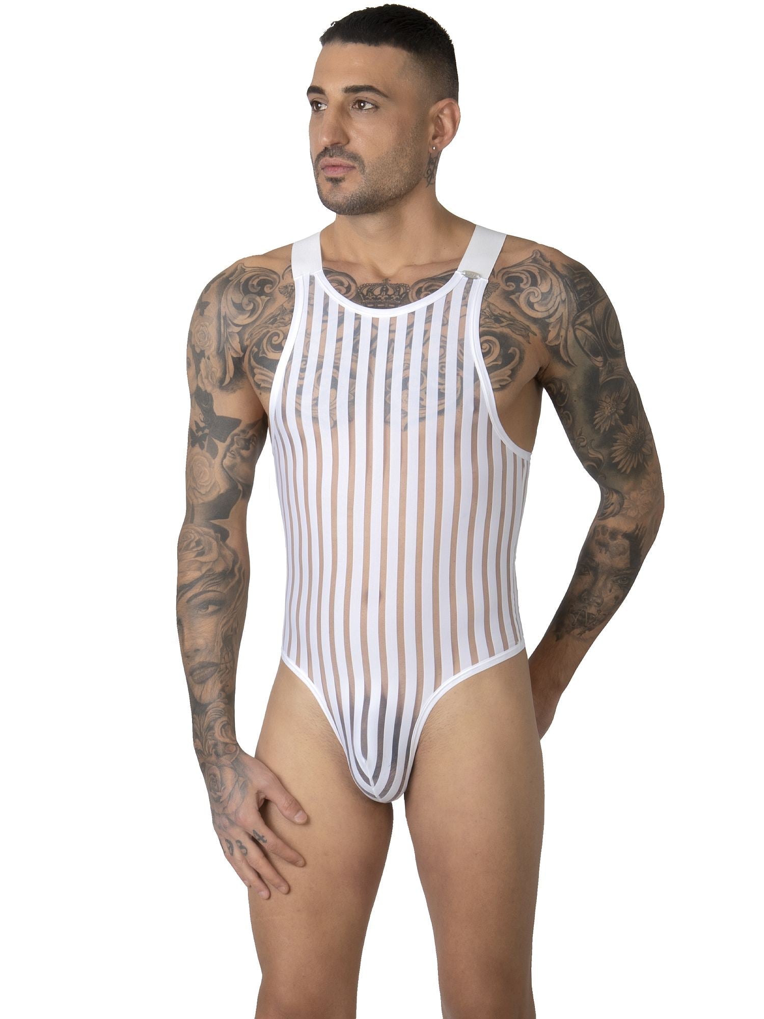 EROS VENEZIANI 7447 - Nadelstreifen Body - Eros Veneziani - Shop Deutschland Noodosz