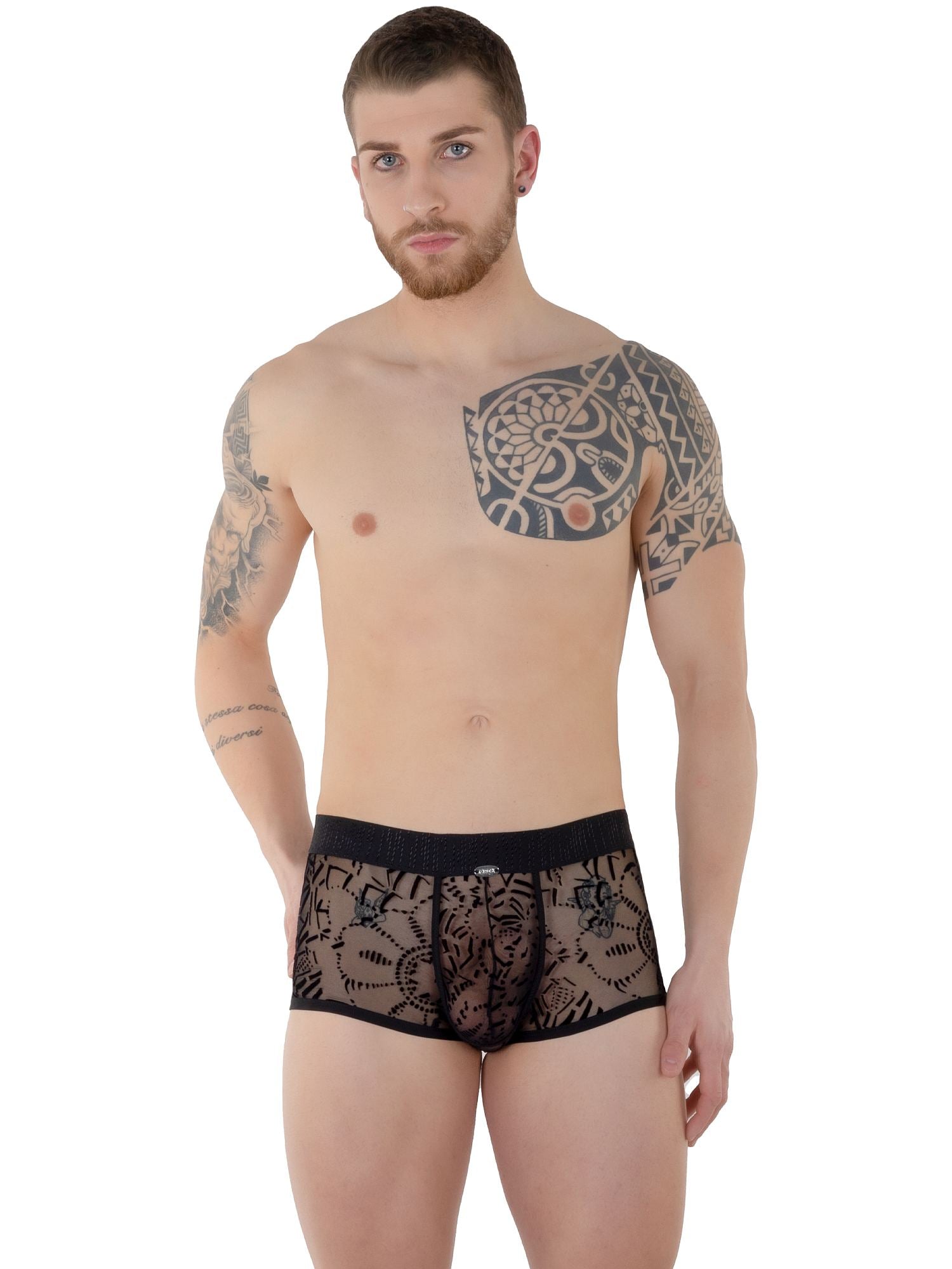 EROS VENEZIANI 7497 Push-Up Tattoo Wear Boxershorts - noodosz