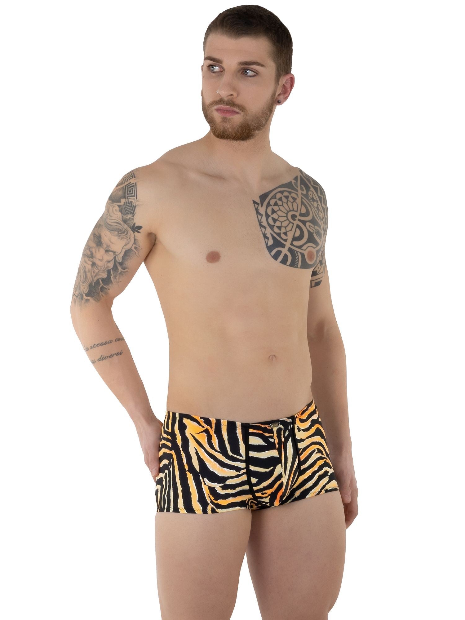 EROS VENEZIANI 7504 Badehose im Animal-Print - noodosz