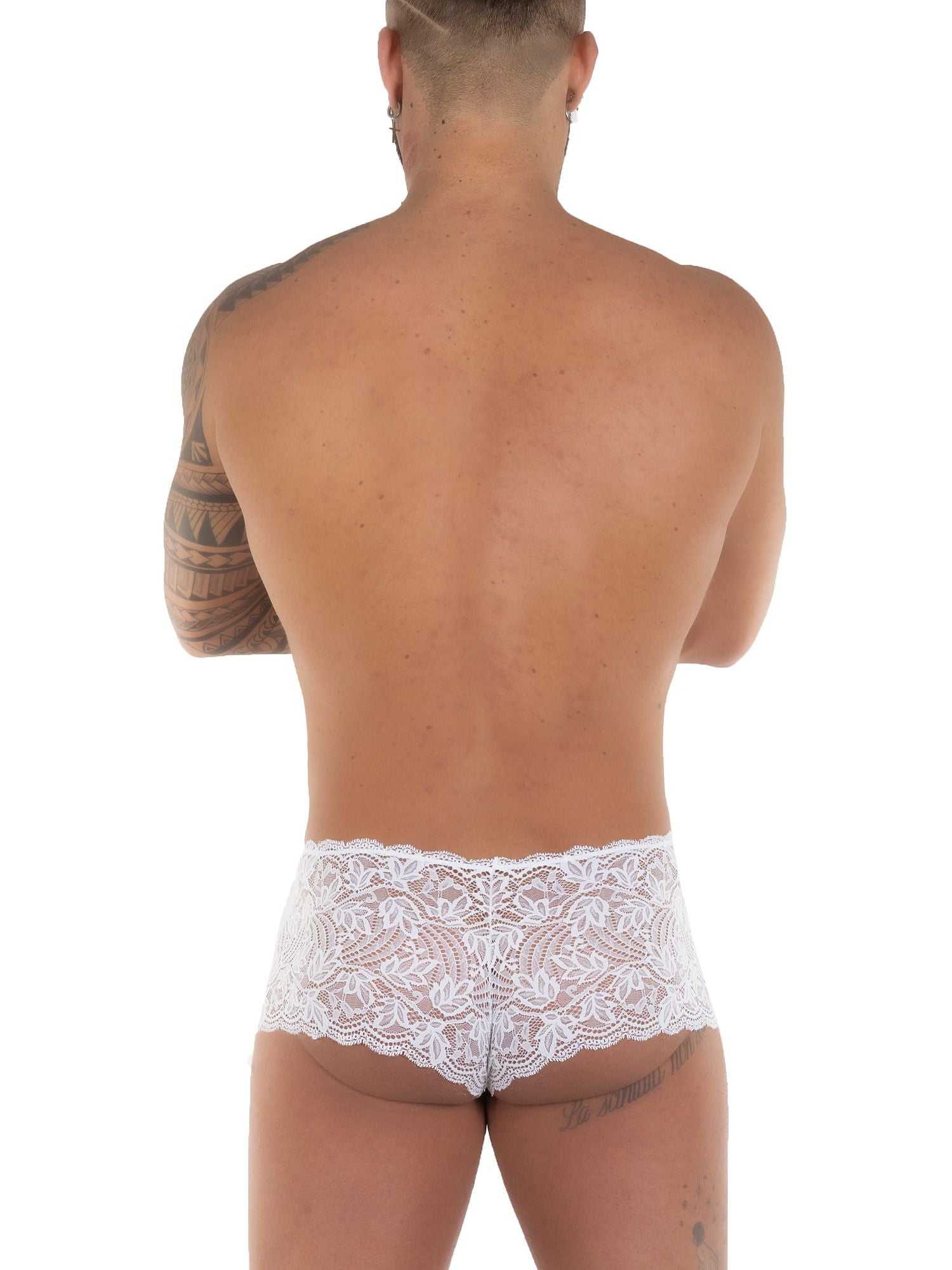 EROS VENEZIANI 7518 LACE BOXER - Boxershorts, feine Spitze - noodosz