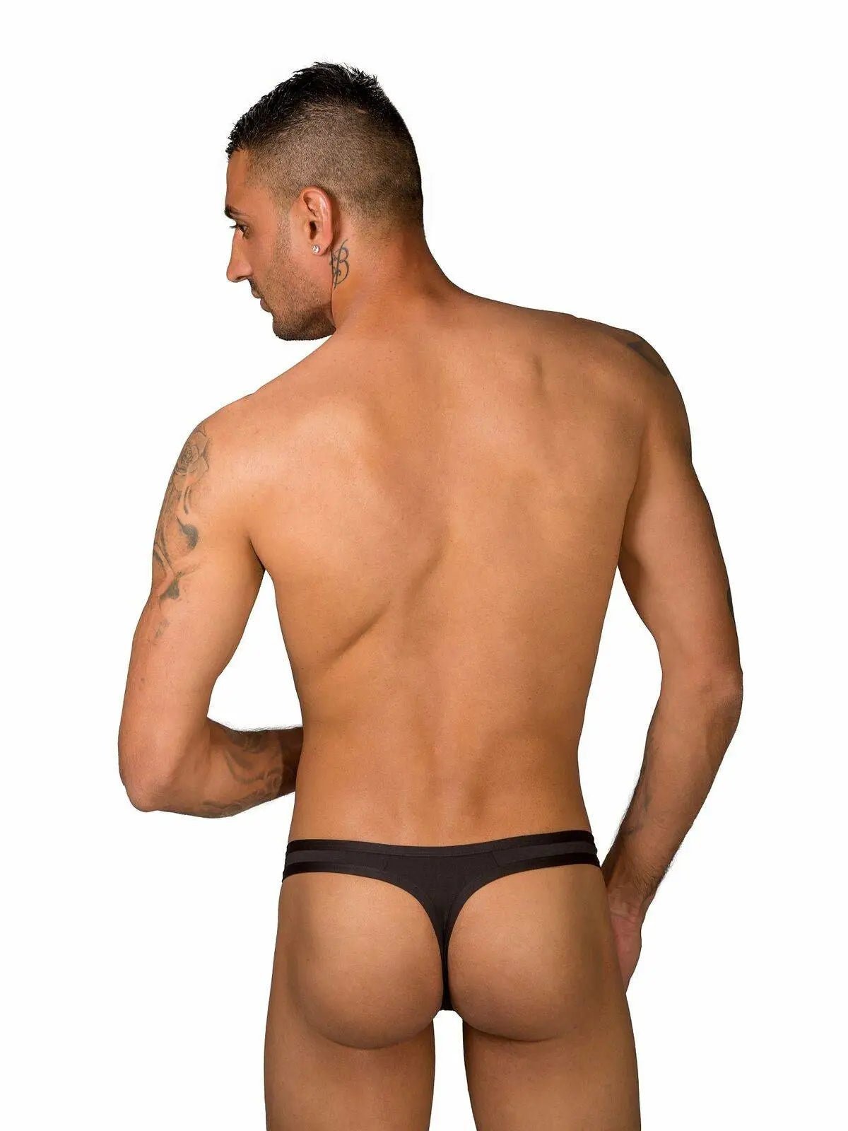 EROS VENEZIANI CB108 Herren - String Stringtanga Tanga Slip Klickverschluss - noodosz